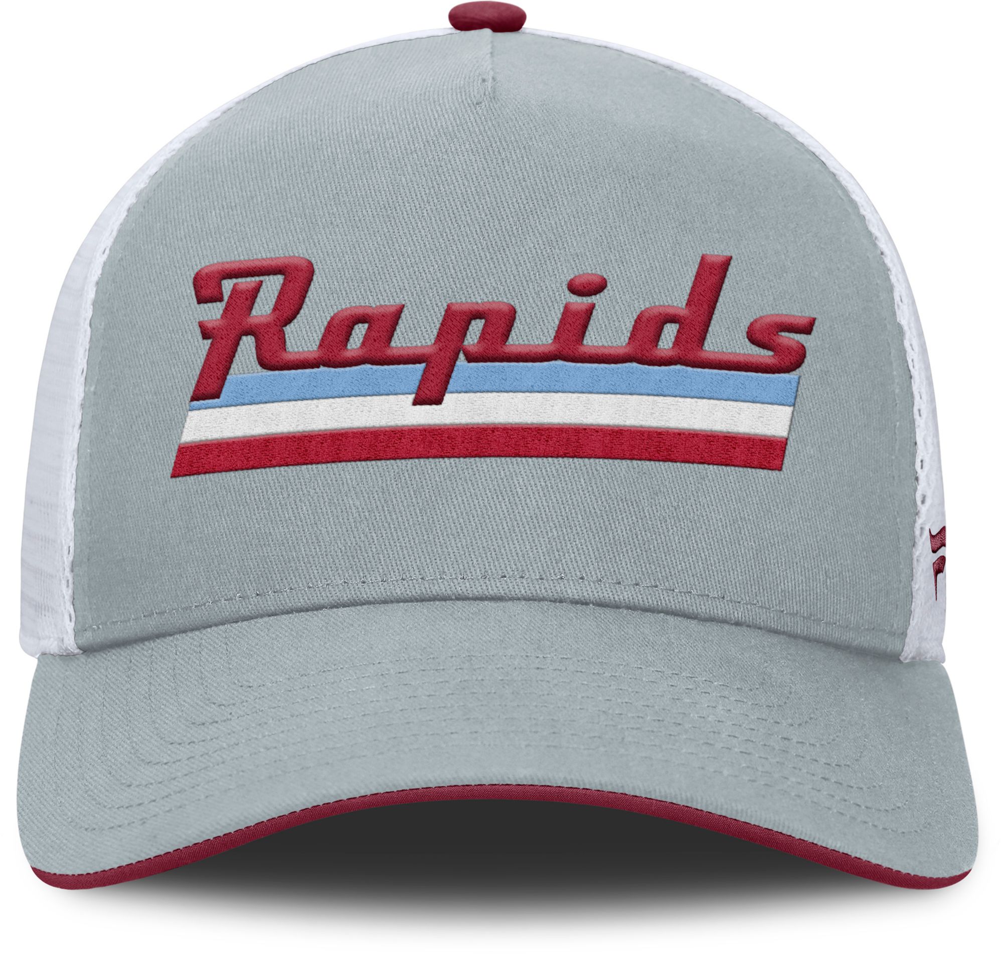 MLS Adult Colorado Rapids Gray Wordmark Adjustable Trucker Hat product image