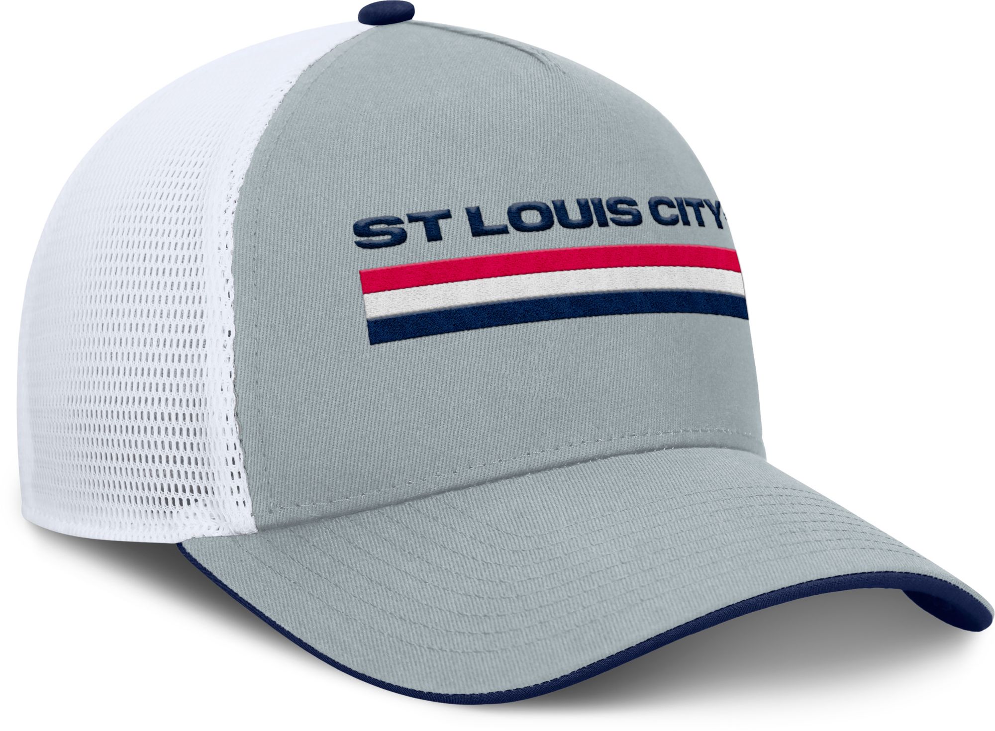 MLS Adult St. Louis City Gray Wordmark Adjustable Trucker Hat product image