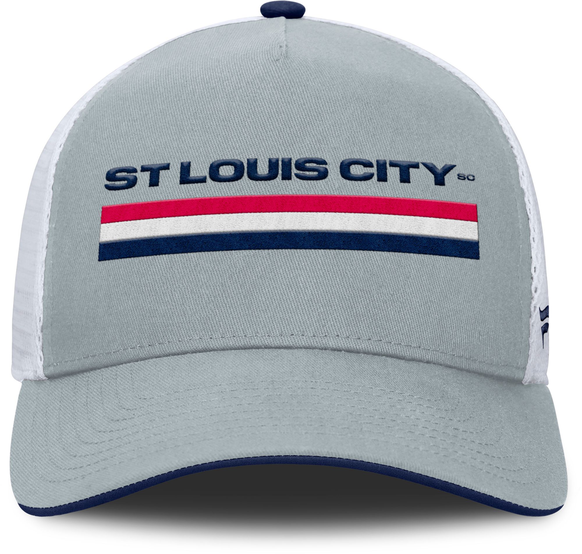 MLS Adult St. Louis City Gray Wordmark Adjustable Trucker Hat product image