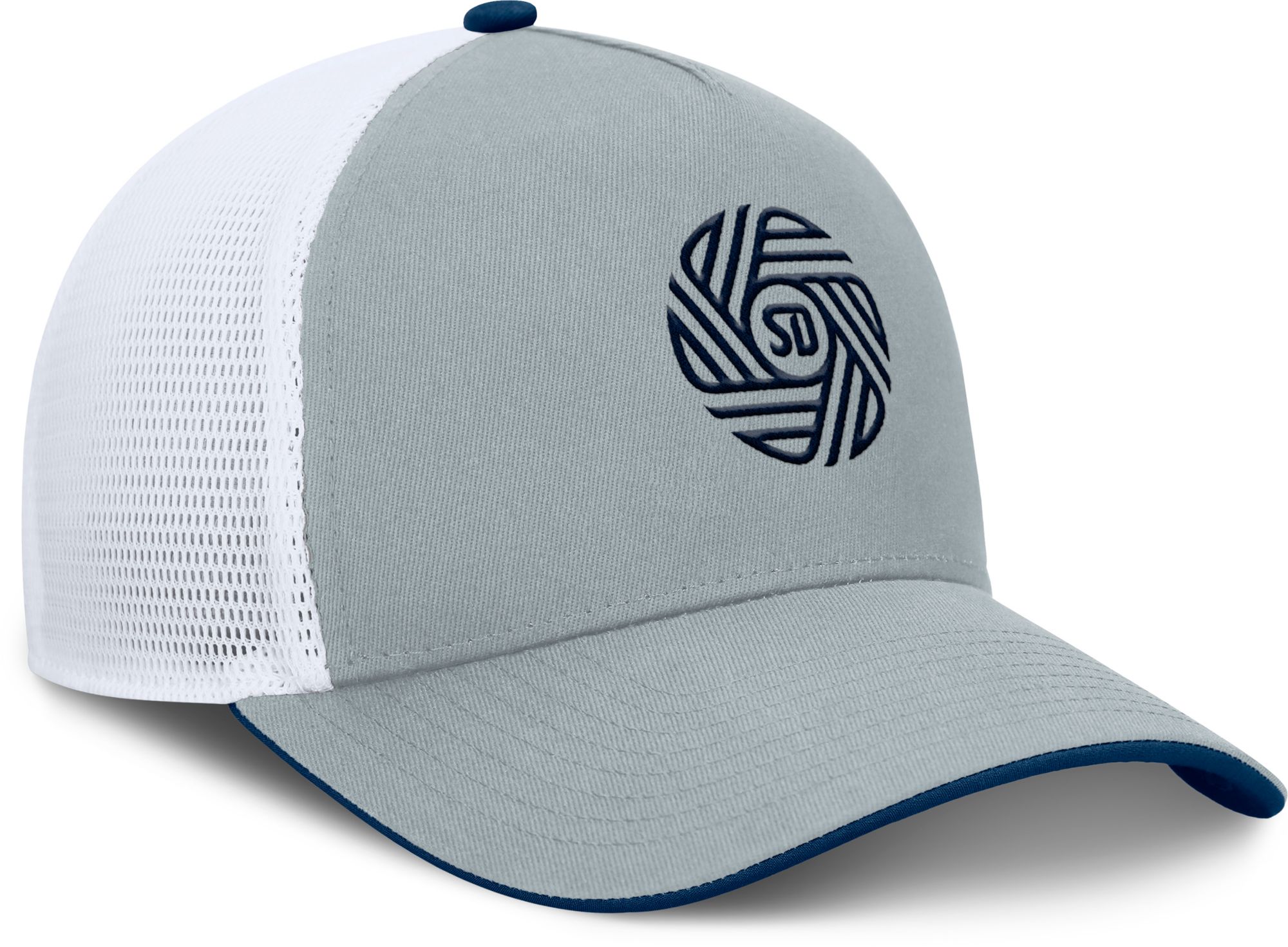 MLS Adult Orlando Pride Gray Wordmark Adjustable Trucker Hat product image