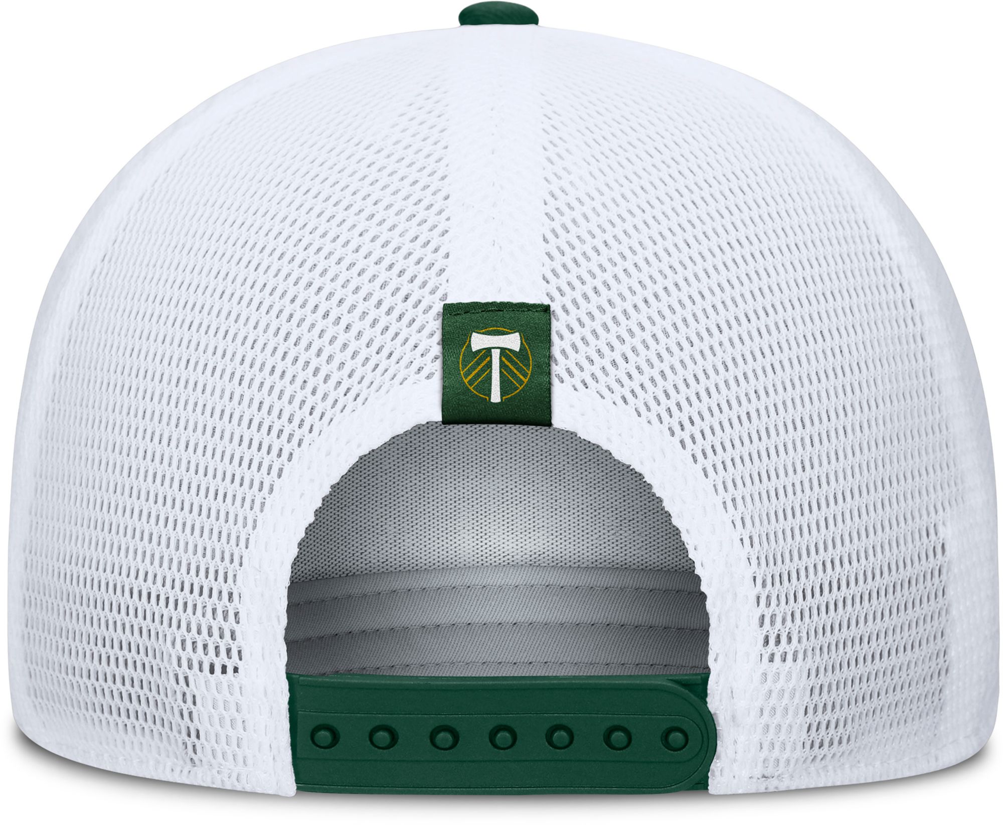 MLS Adult Portland Timbers Gray Wordmark Adjustable Trucker Hat product image