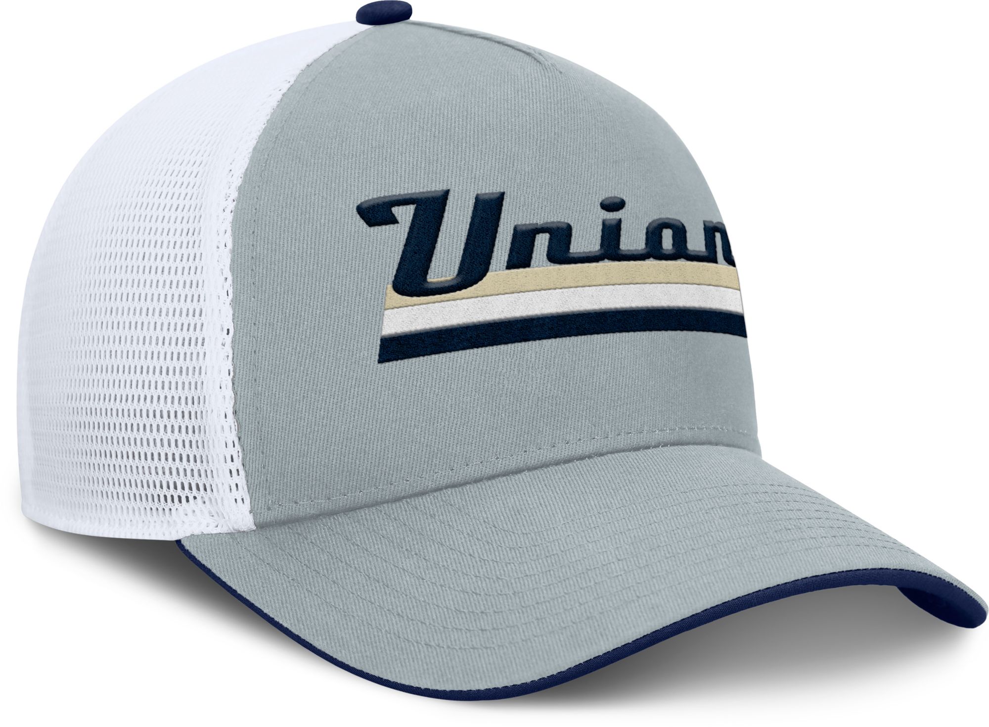 MLS Adult Philadelphia Union Gray Wordmark Adjustable Trucker Hat product image
