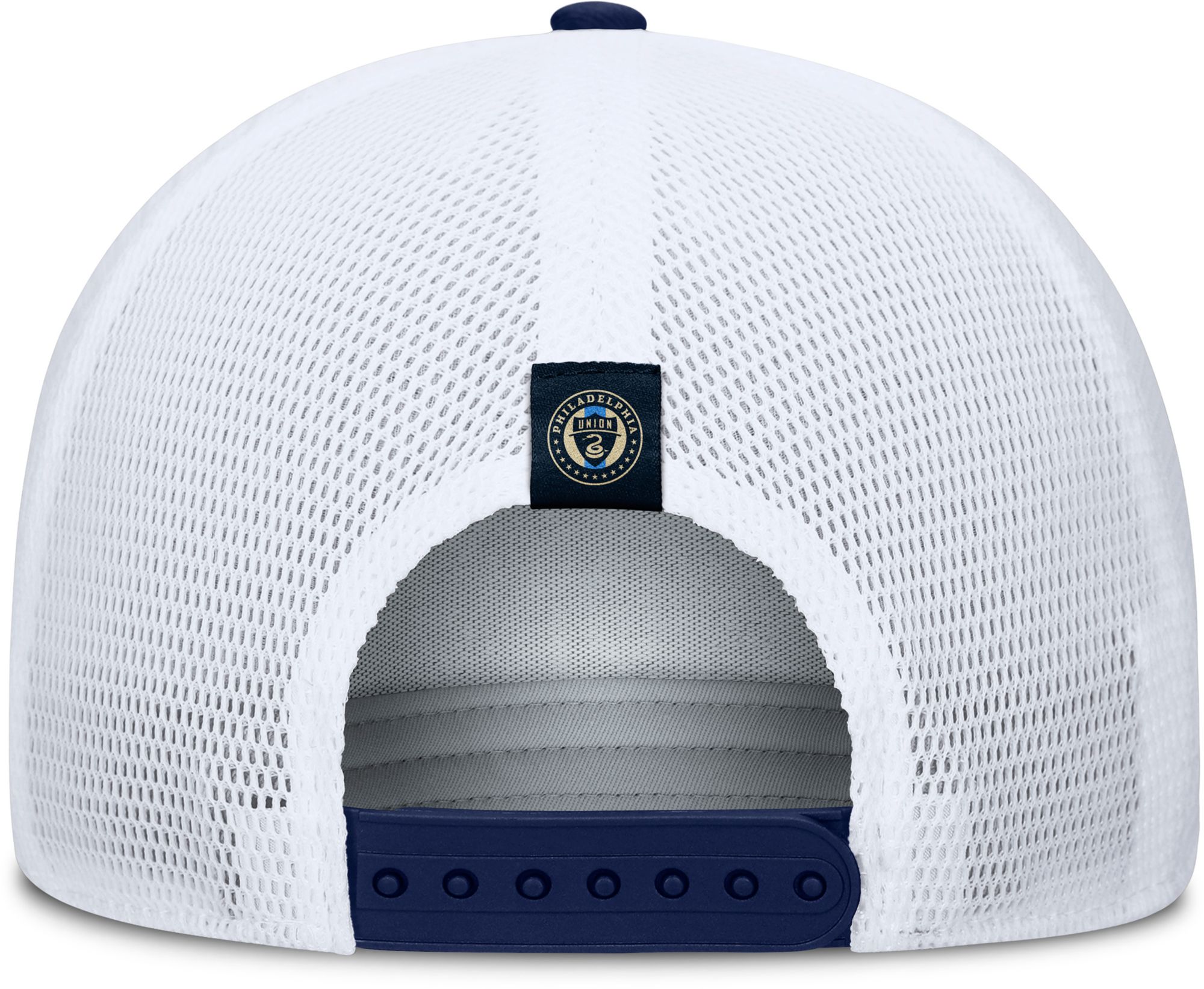 MLS Adult Philadelphia Union Gray Wordmark Adjustable Trucker Hat product image