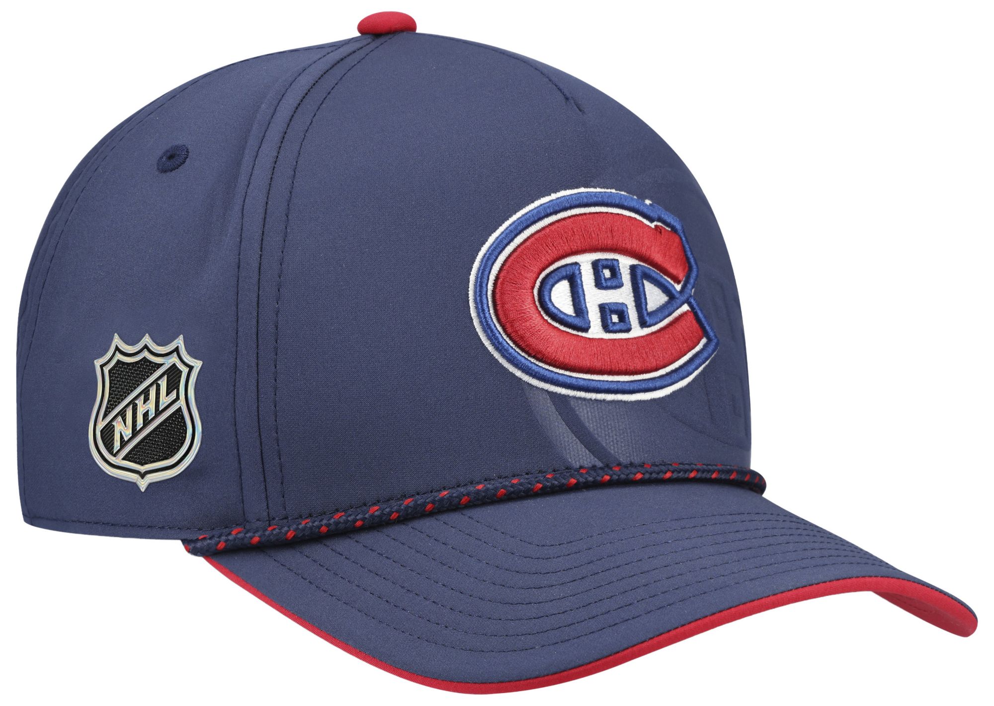 NHL Adult Montreal Canadiens Navy 2026 Draft A-Frame Snapback Adjustable Hat product image