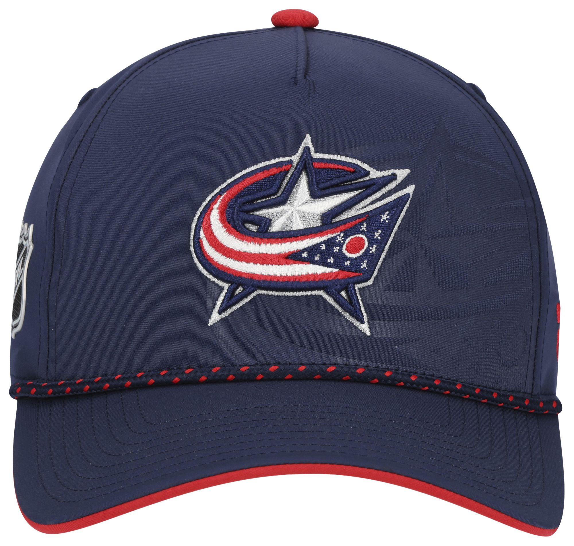 NHL Adult Columbus Blue Jackets Navy 2026 Draft A-Frame Snapback