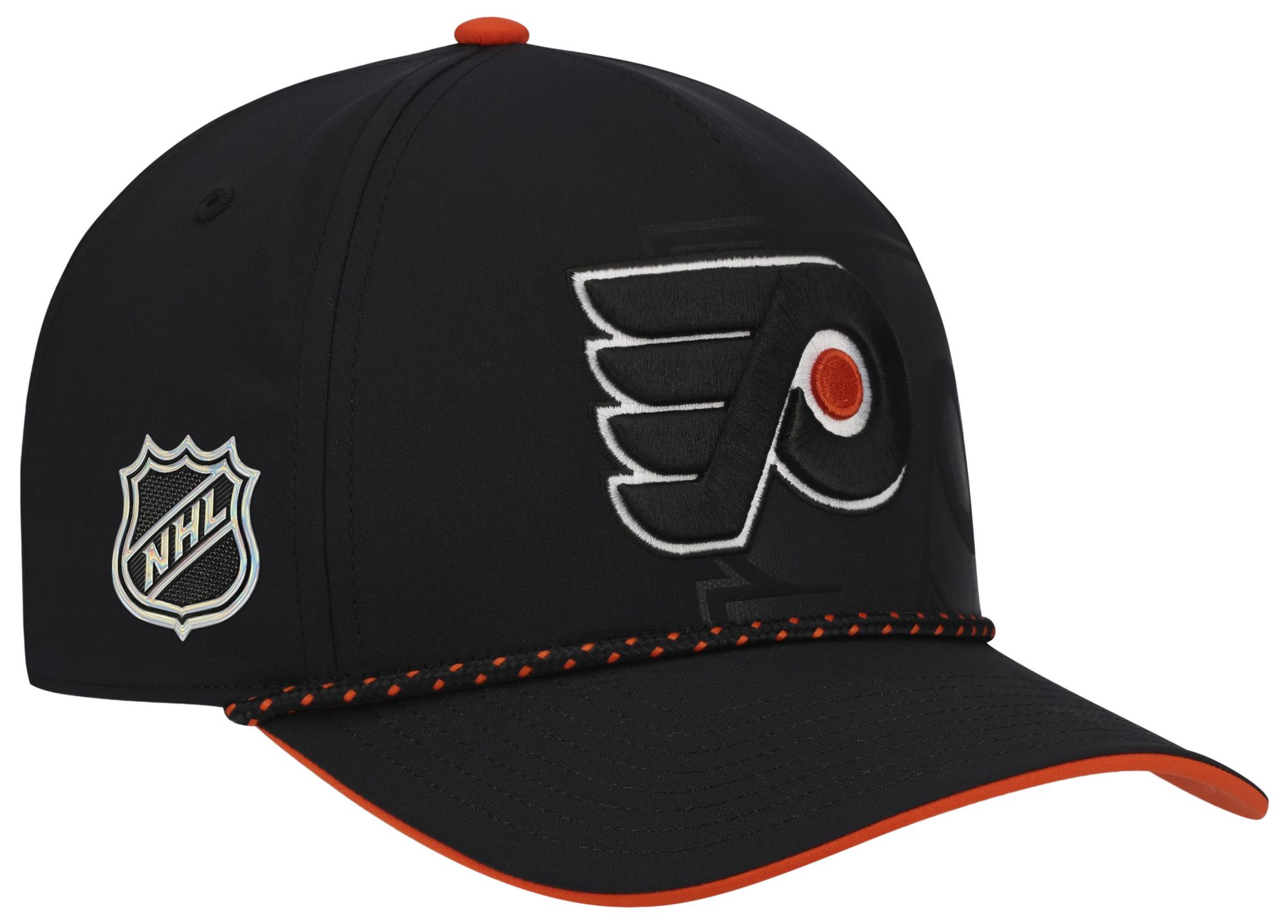 NHL Adult Philadelphia Flyers Black 2026 Draft A-Frame Snapback