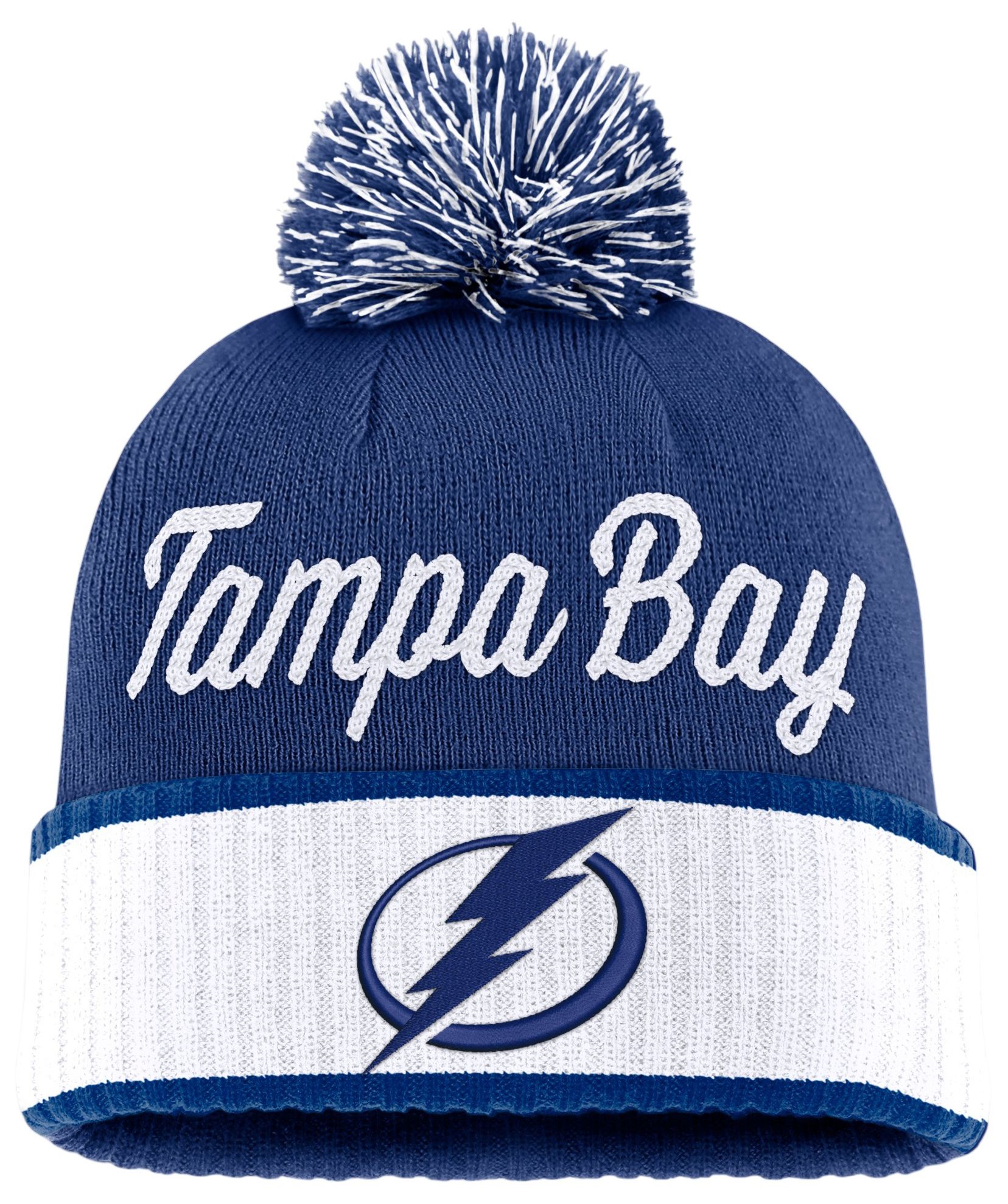 NHL Adult Tampa Bay Lightning Draft Pom Beanie | Dick's Sporting Goods