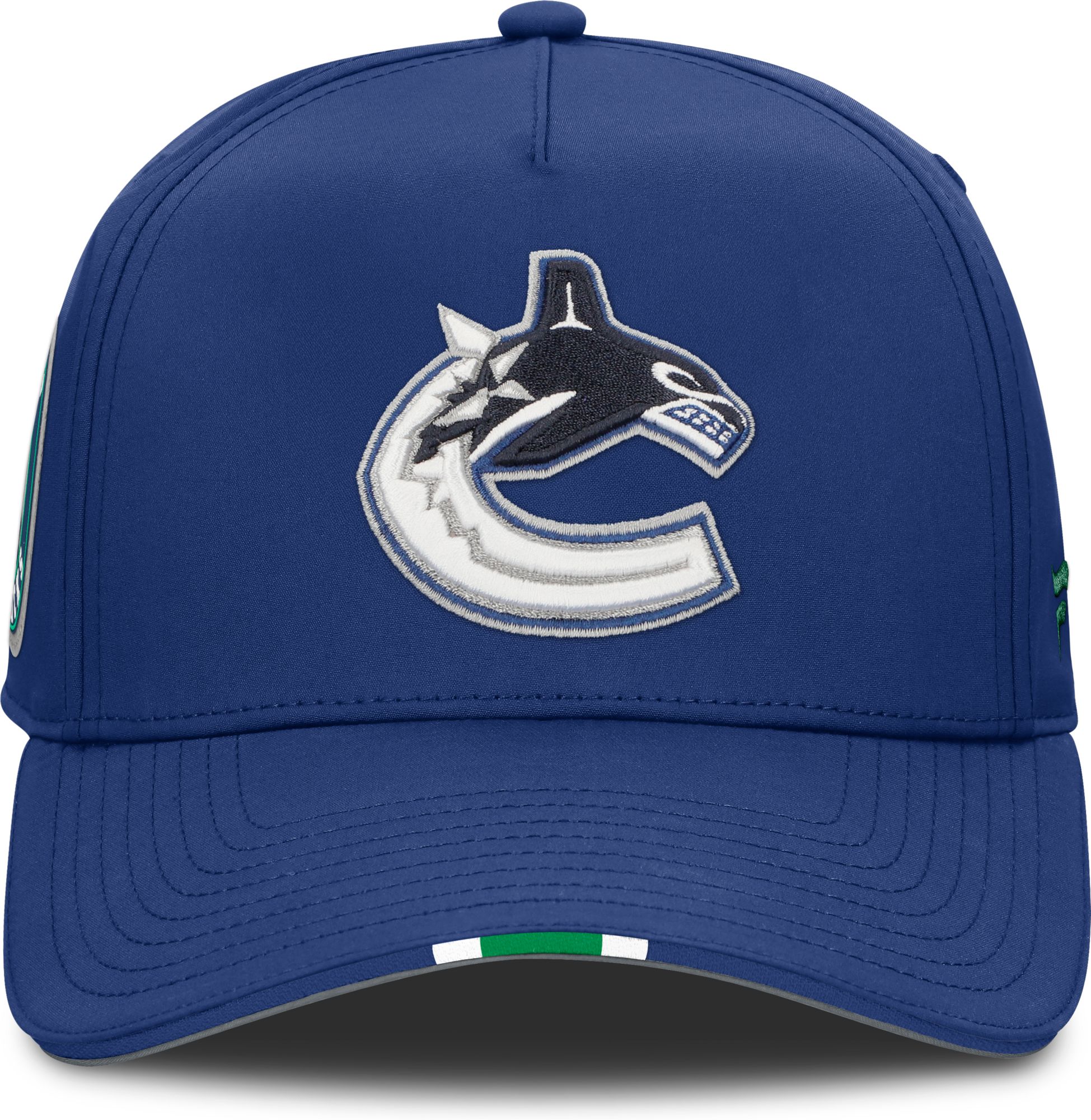 NHL Adult Vancouver Canucks Blue 2025 Draft Podium Adjustable Hat product image