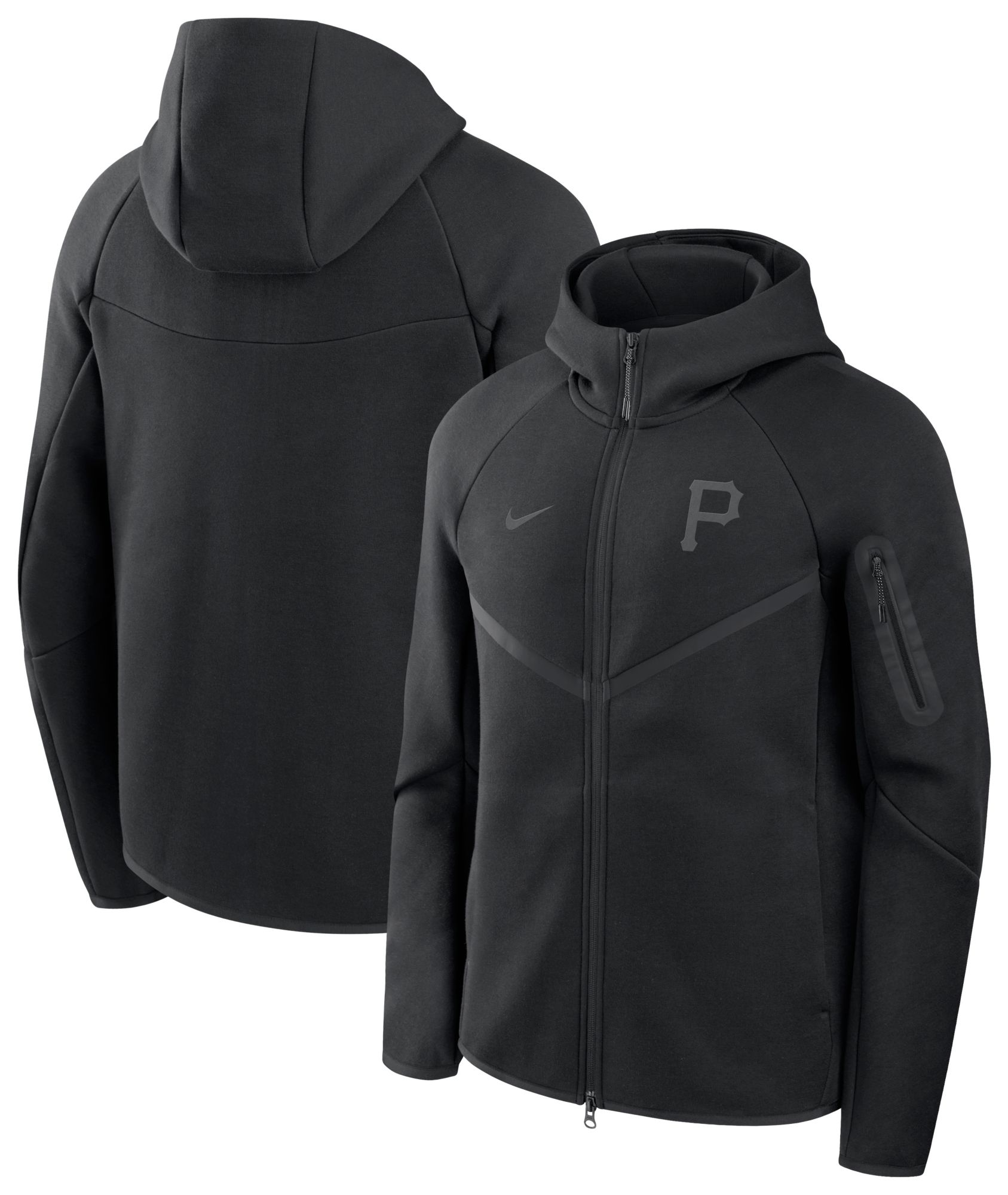 Nike Men's Pittsburgh Pirates Tech Fleece Full-Zip Hoodie product image