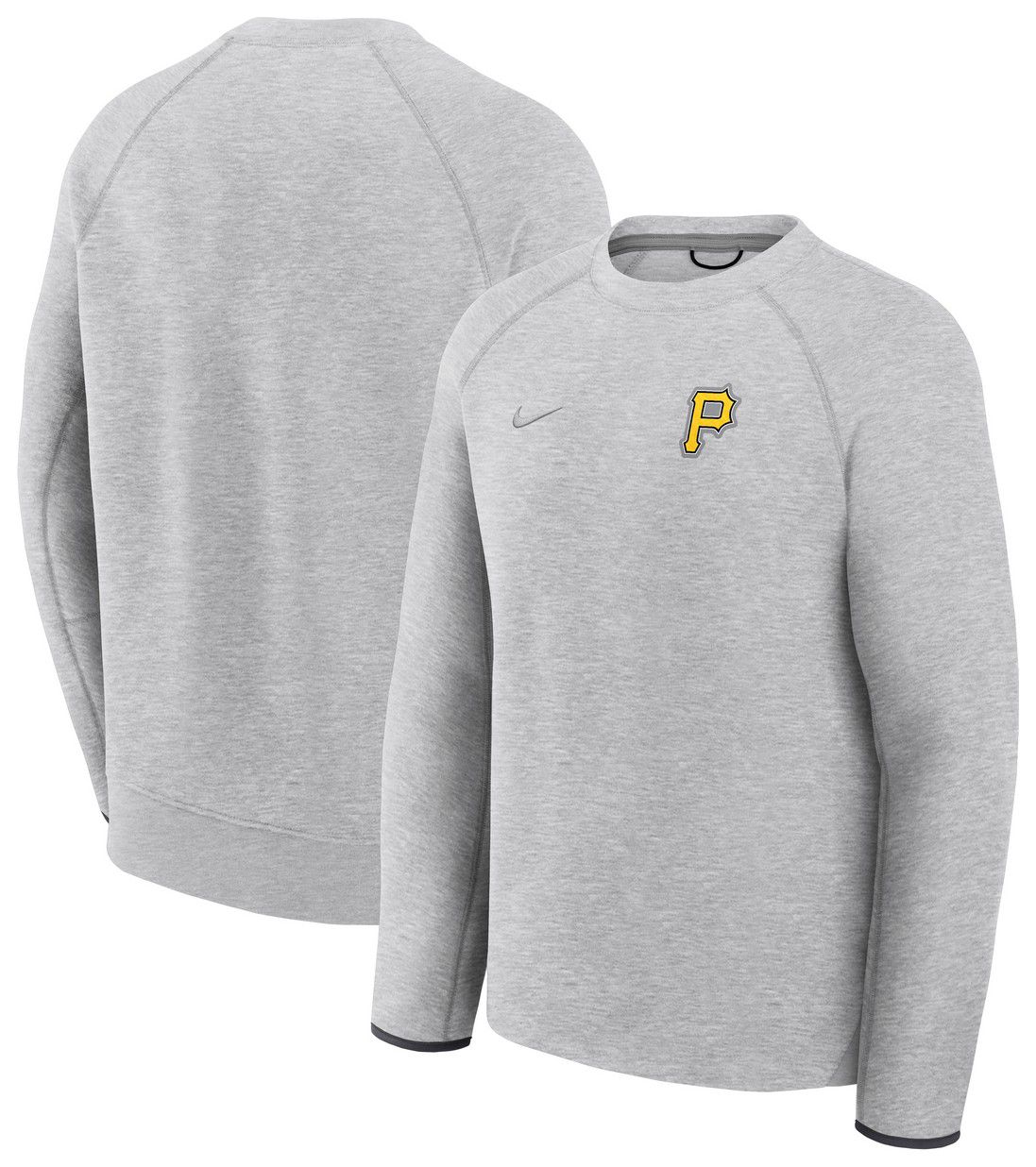 Nike Men's San Diego Padres Gray Tech Fleece Crewneck Sweatshirt product image