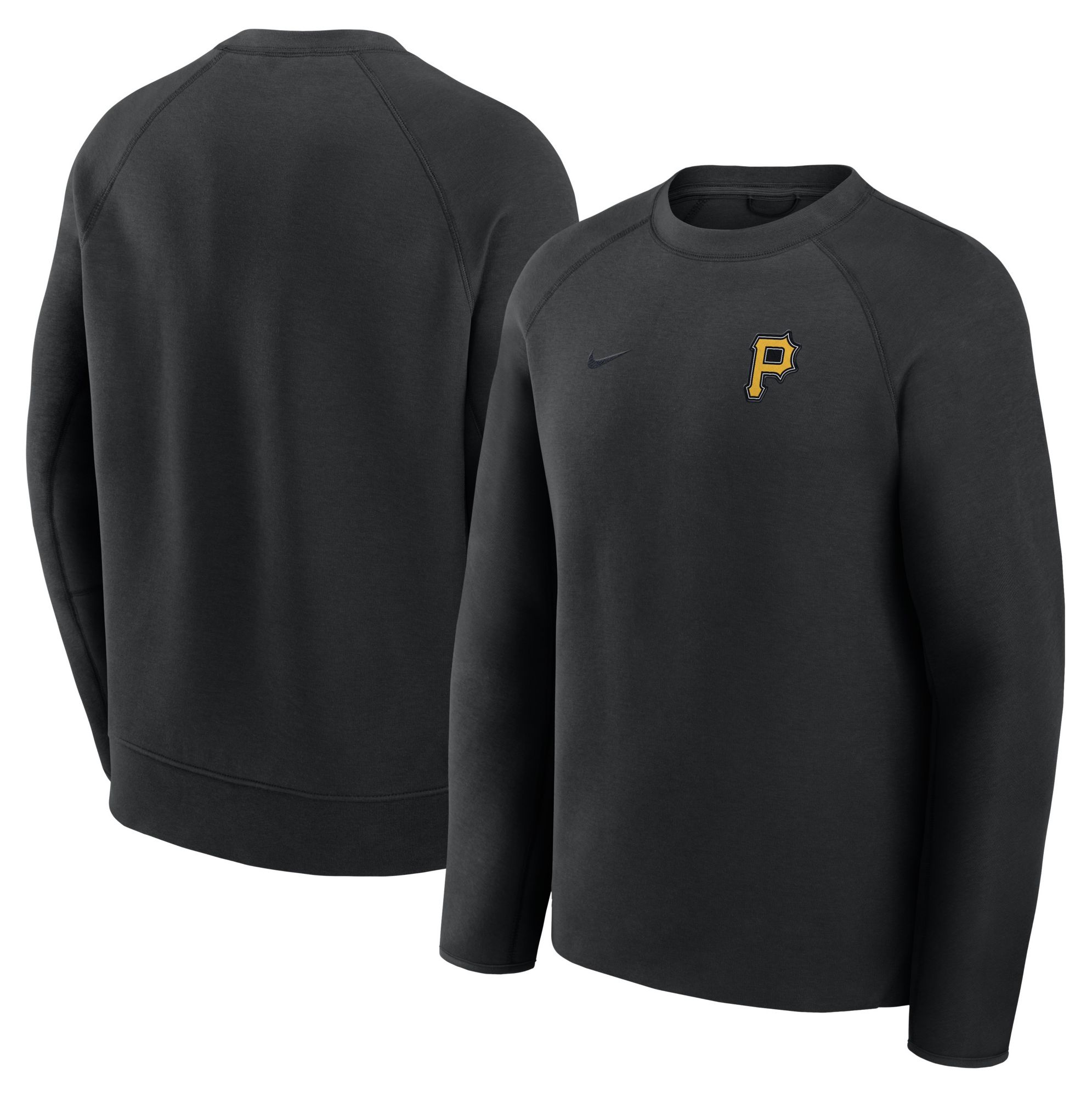 Nike Men's Pittsburgh Pirates Black Tech Fleece Crewneck Sweatshirt product image