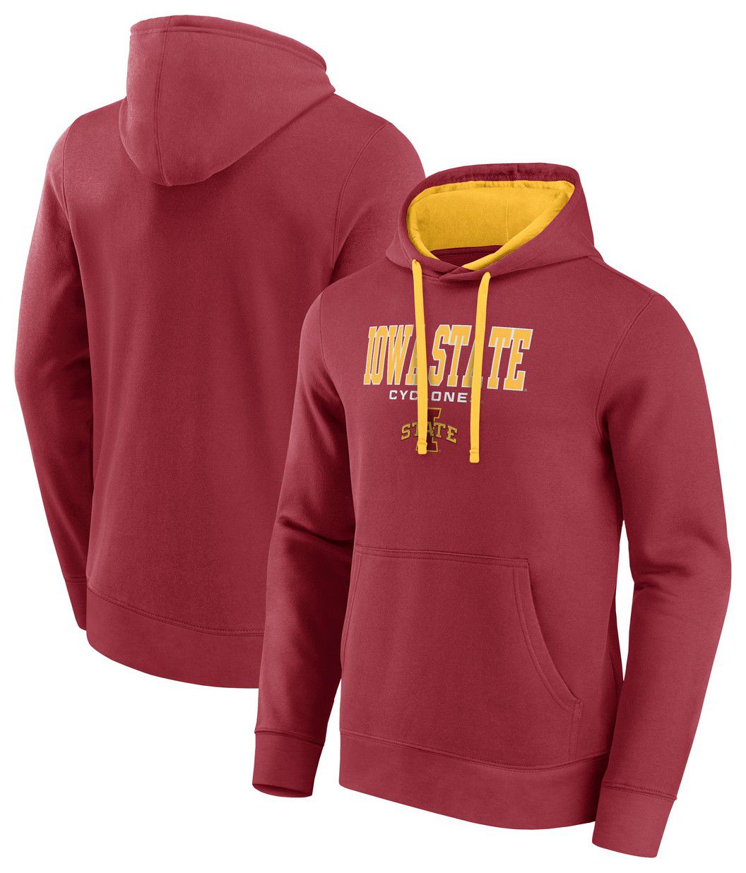 Logo Athletic Men's Iowa State Cyclones Garnet/Gold Hoodie product image