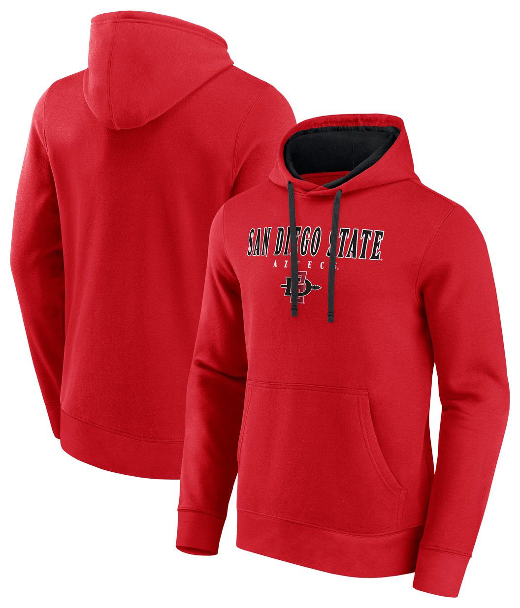 Logo Athletic Men's San Diego State Aztecs Red/Black Hoodie product image