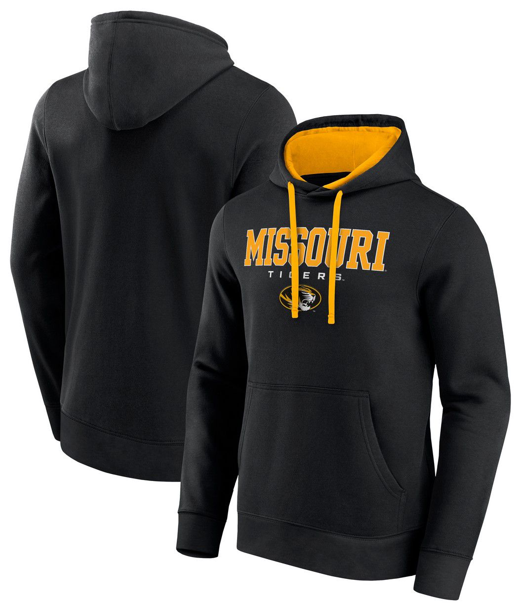 Logo Athletic Men's Missouri Tigers Black/Gold Hoodie product image