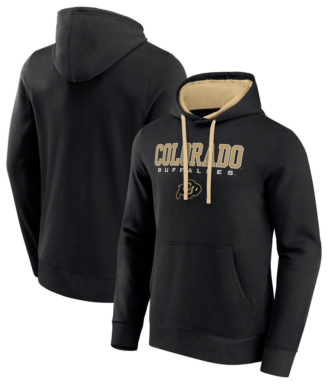 Logo Athletic Men's Colorado Buffaloes Black/Gold Hoodie product image