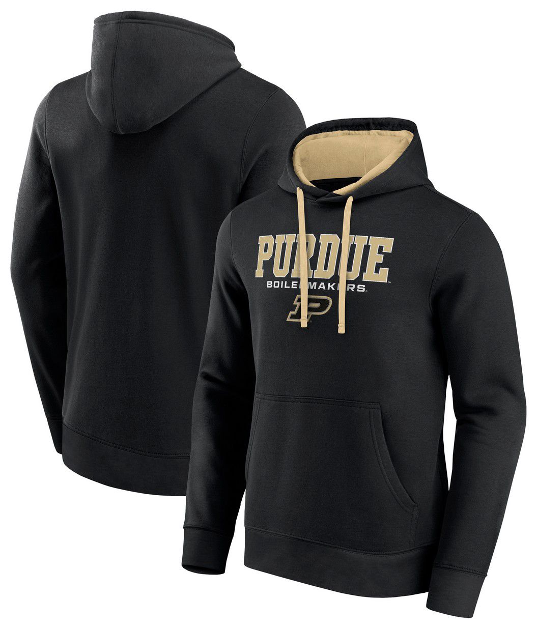 Logo Athletic Men's Purdue Boilermakers Black/Gold Hoodie product image