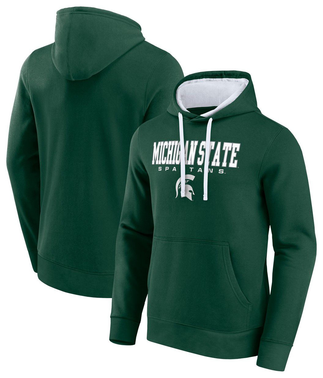 Logo Athletic Men's Michigan State Spartans Dark Green/White Hoodie product image
