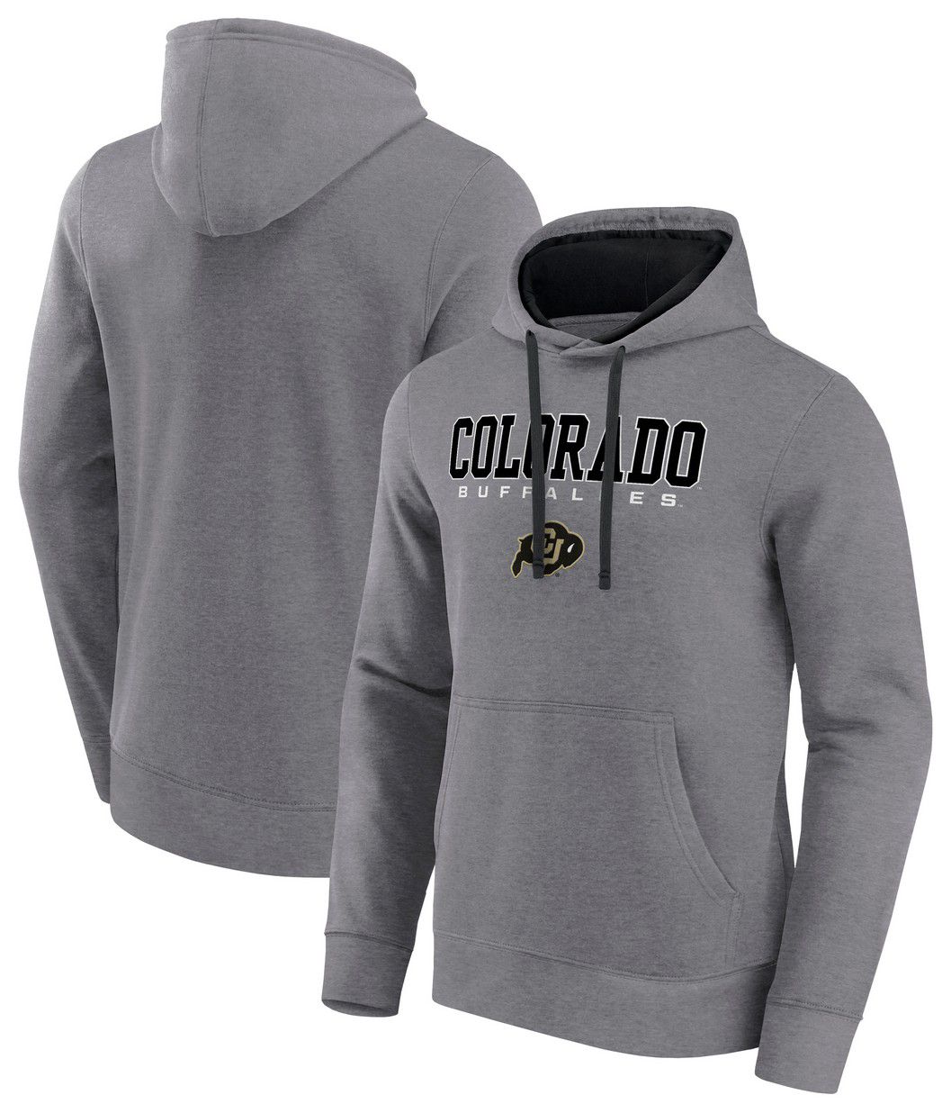 Logo Athletic Men's Colorado Buffaloes Grey/Black Hoodie product image