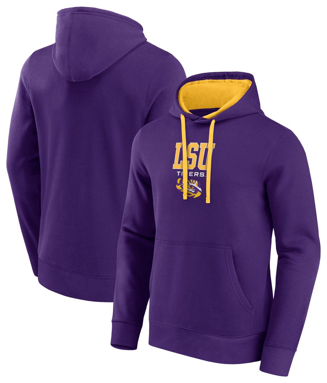Logo Athletic Men's LSU Tigers Purple/Gold Hoodie product image