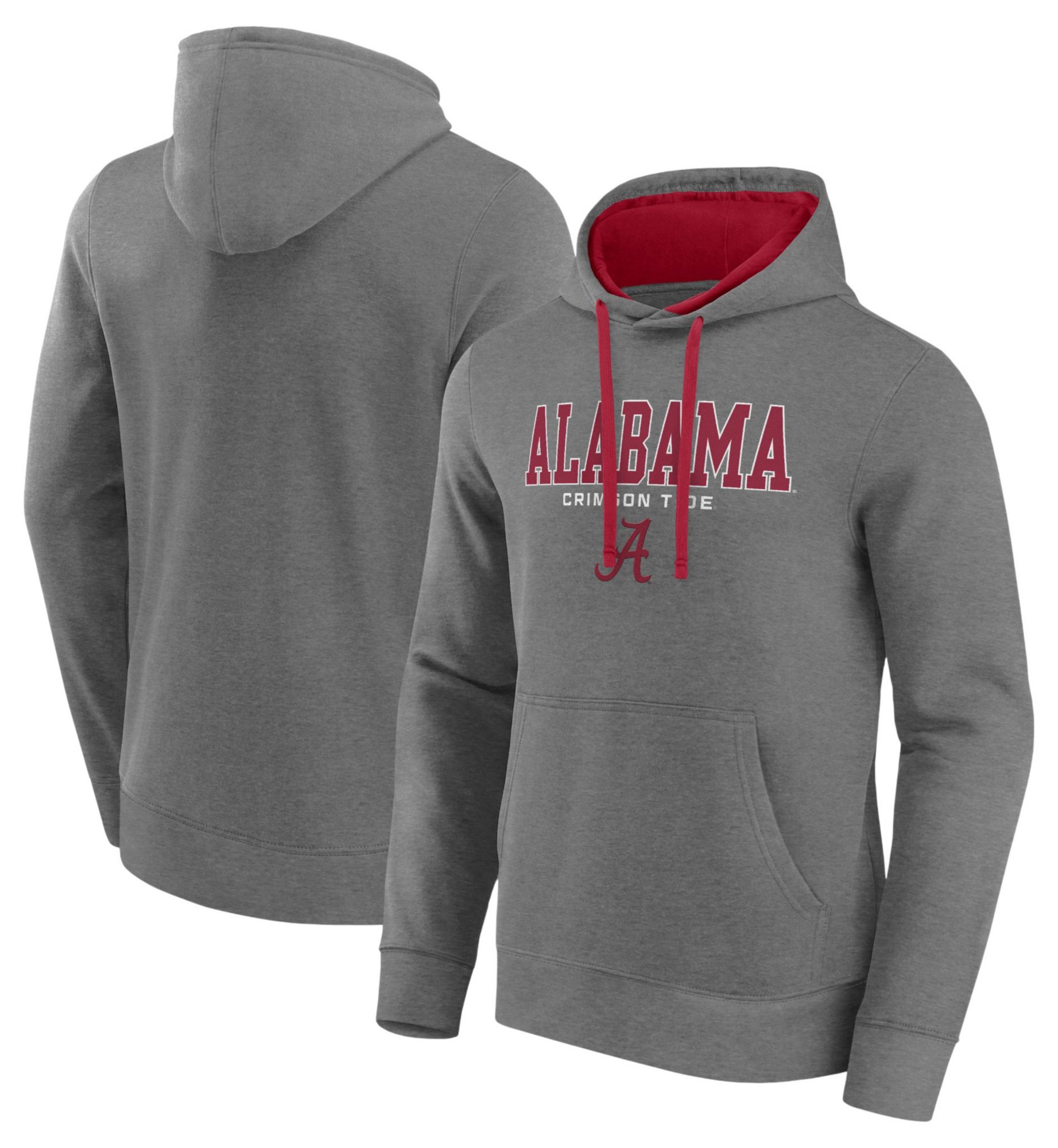 Logo Athletic Men's Alabama Crimson Tide Grey/Cardinal Hoodie product image