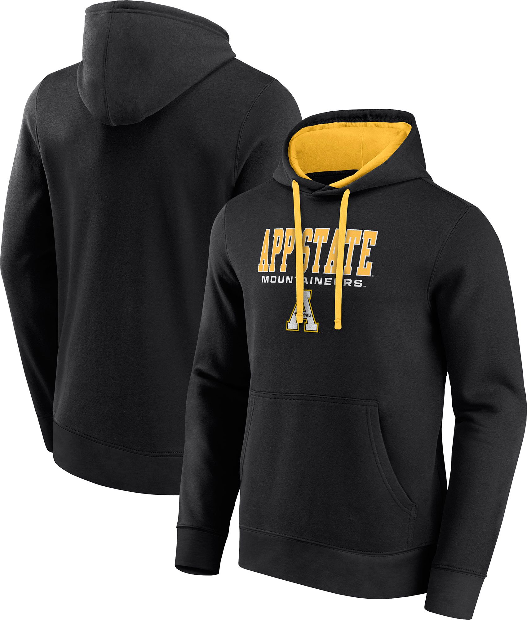 Logo Athletic Men's Appalachian State Mountaineers Black/Gold Hoodie product image
