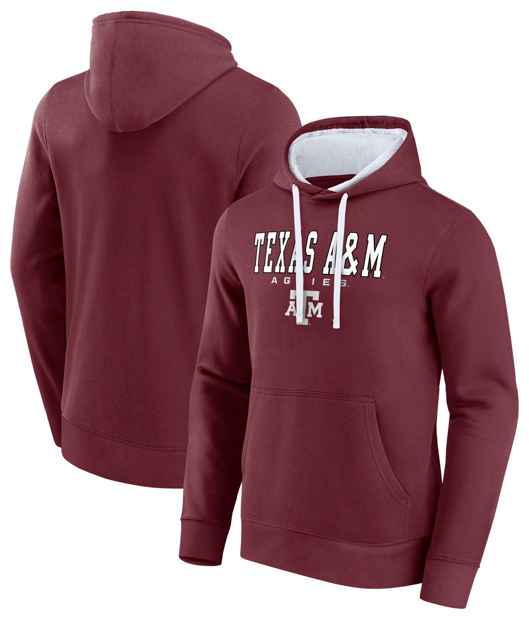 Logo Athletic Men's Texas A&M Aggies Maroon/White Hoodie product image