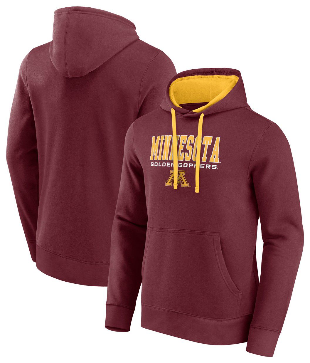 Logo Athletic Men's Minnesota Golden Gophers Maroon/Gold Hoodie product image