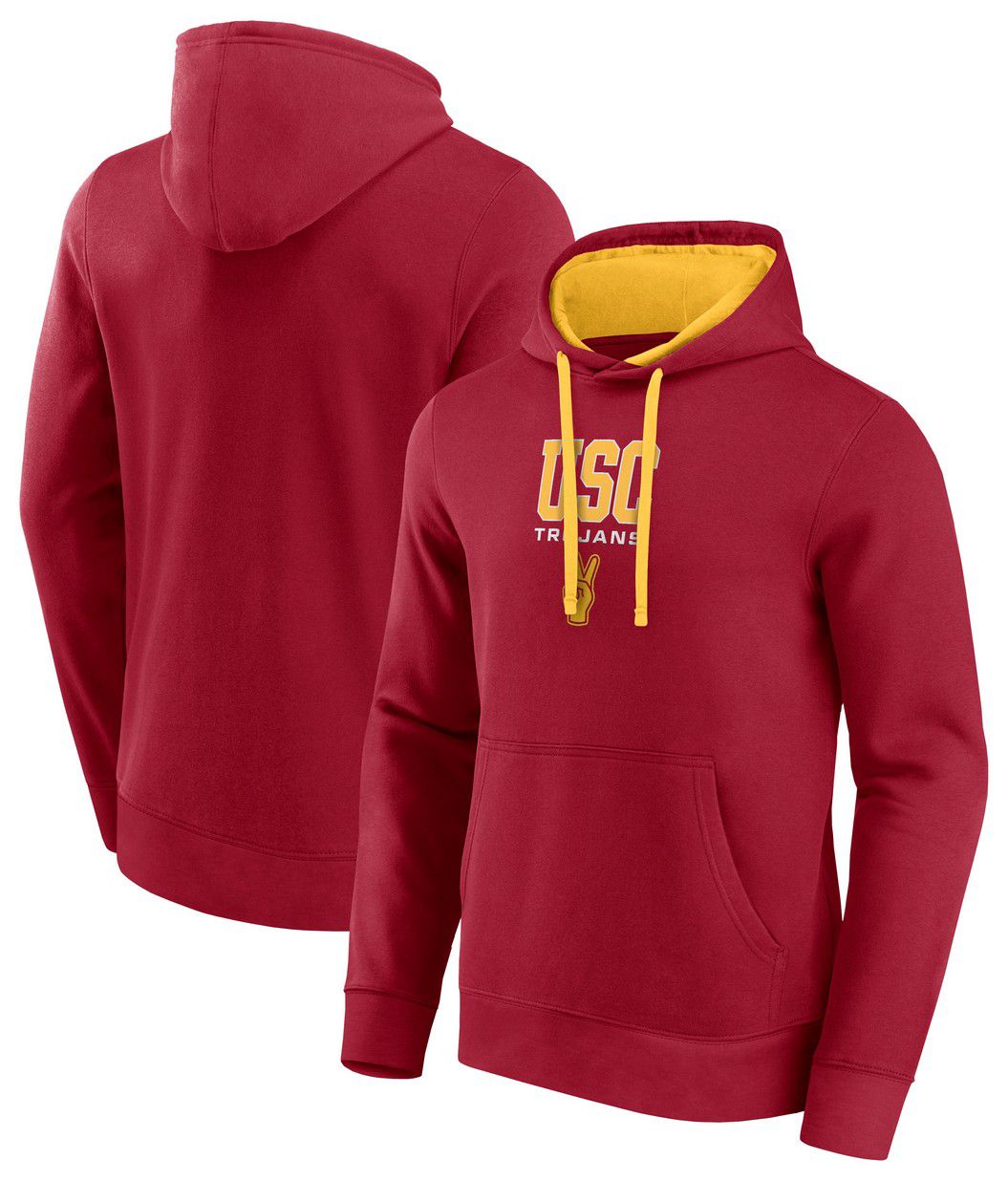 Logo Athletic Men's USC Trojans Cardinal/Gold Hoodie product image