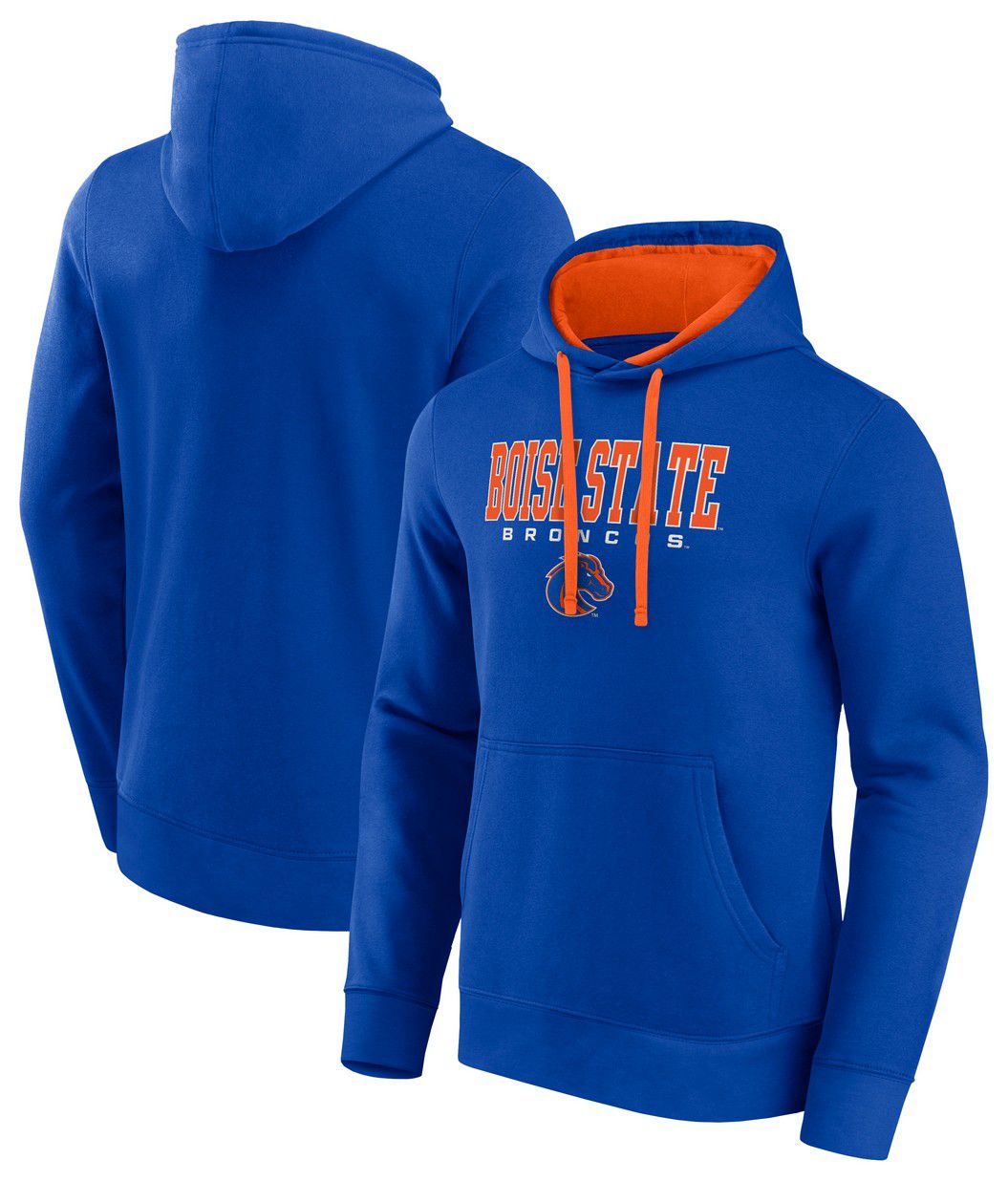 Logo Athletic Men's Boise State Broncos Royal/Orange Hoodie product image