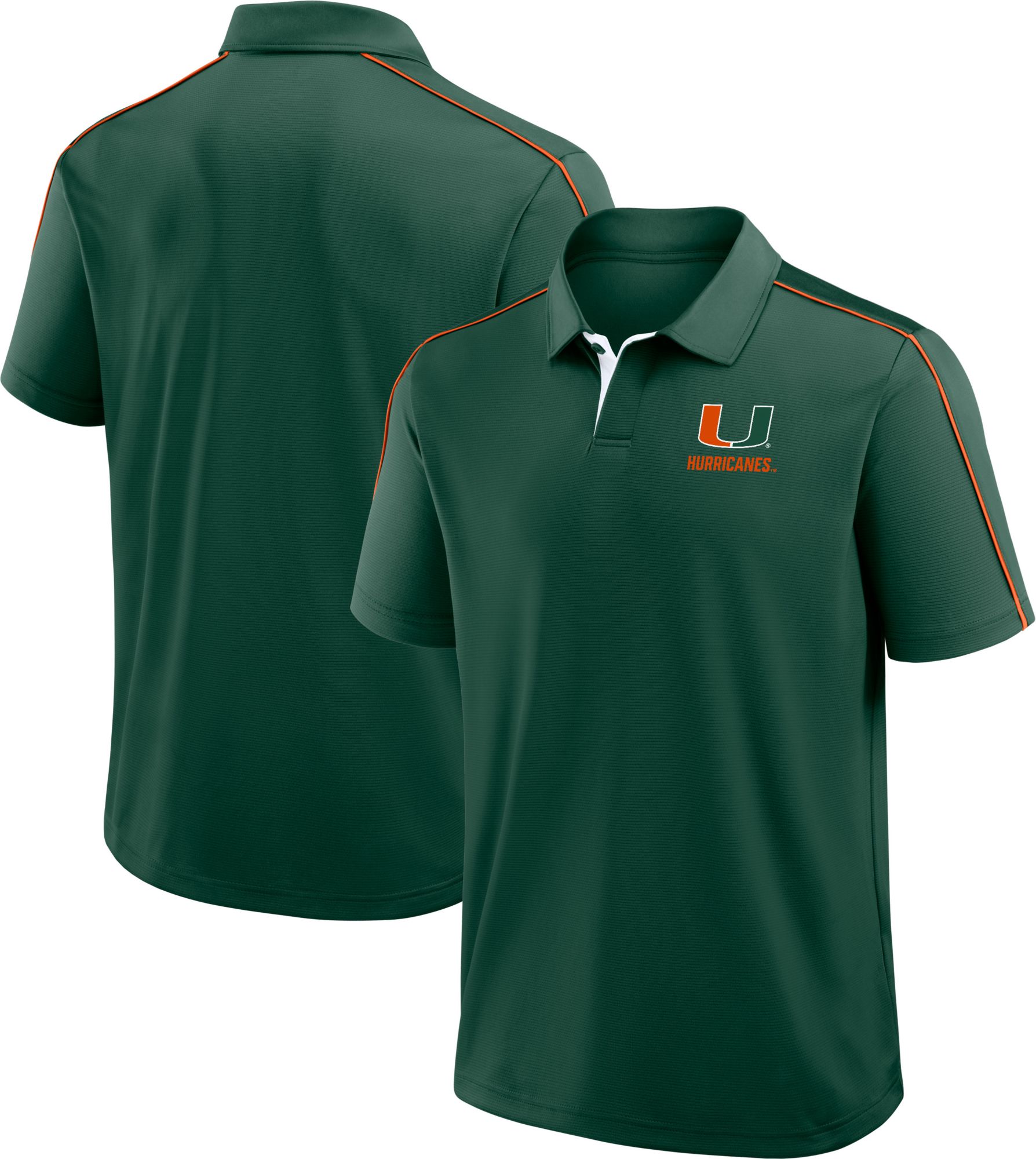 Logo Athletic Men's Miami Hurricanes Dark Green Promo Polo product image