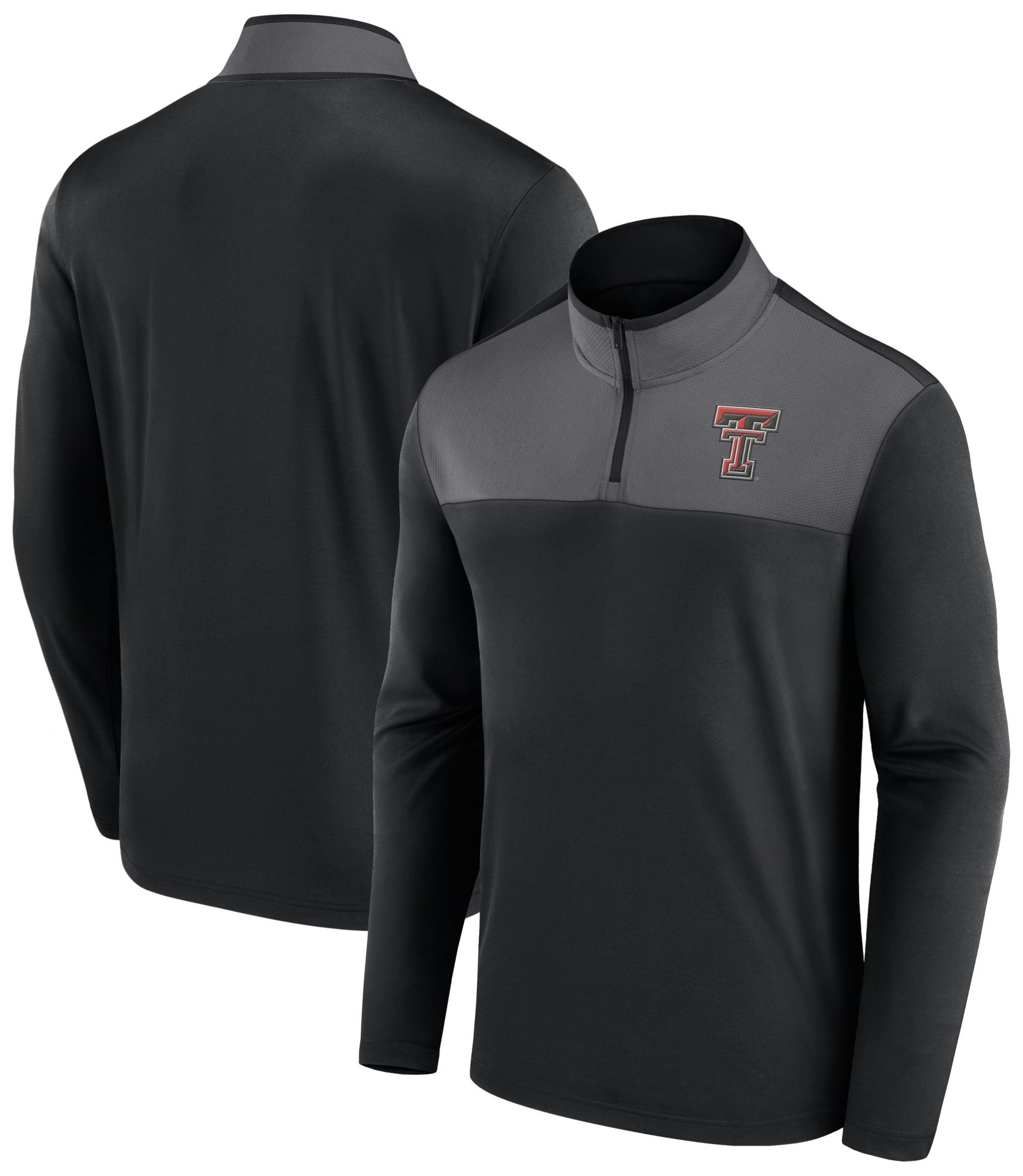 Logo Athletic Men's Texas Tech Red Raiders Black 1/4 Zip Jacket product image