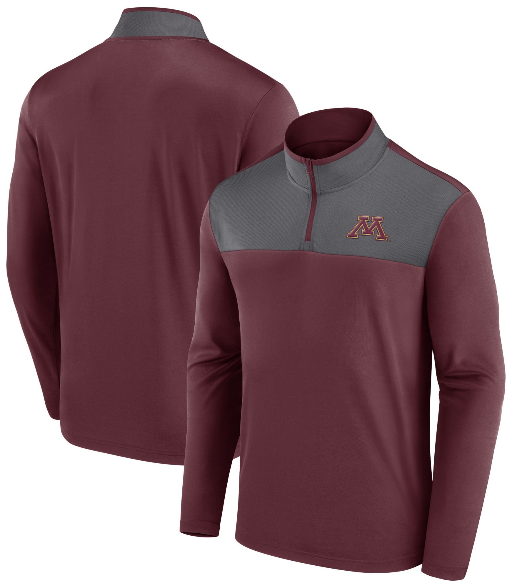 Logo Athletic Men's Minnesota Golden Gophers Classic Maroon 1/4 Zip Jacket product image