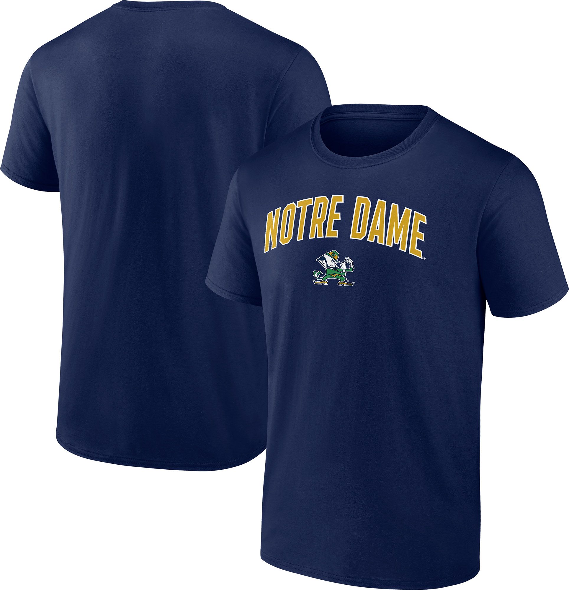 Logo Athletic Men's Notre Dame Fighting Irish Athletic Navy Arch Promo Short Sleeve T-Shirt product image