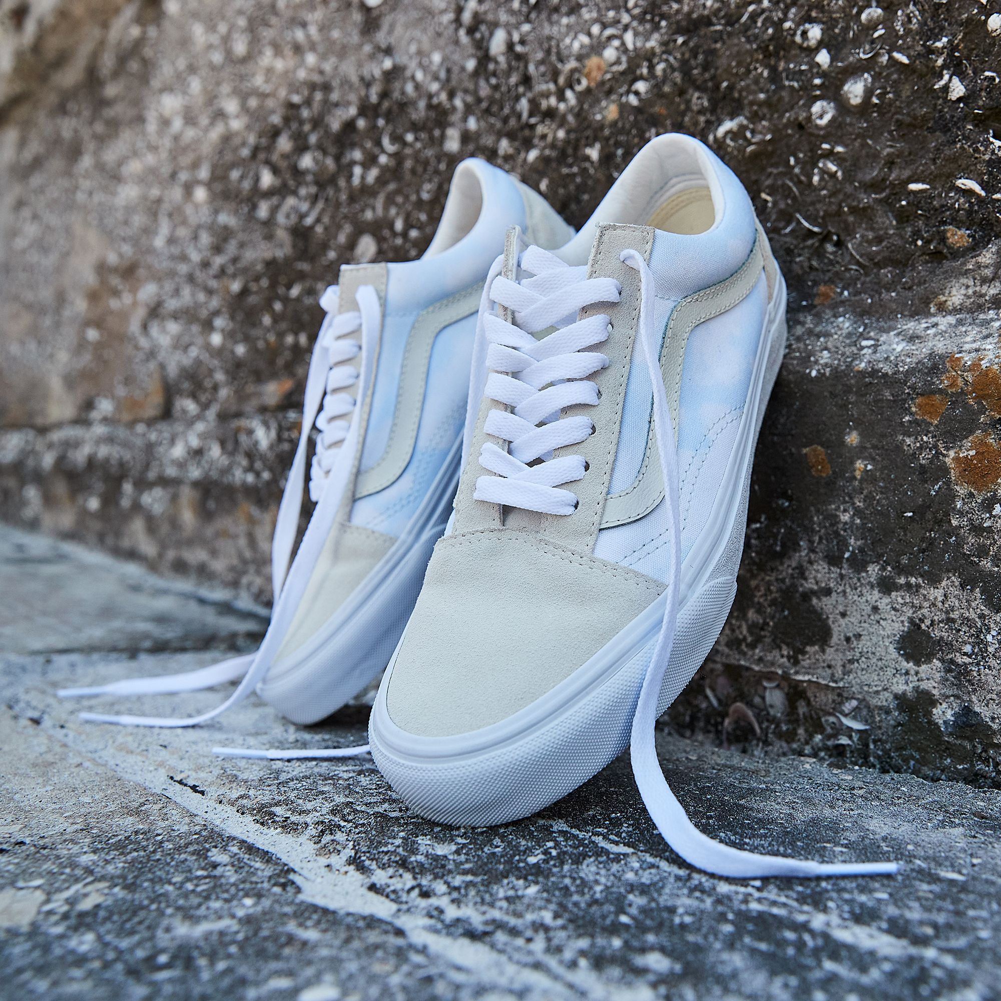 vans bleach wash old skool
