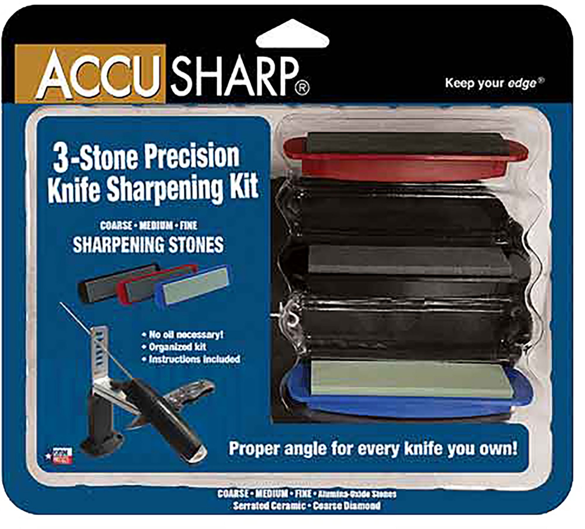 AccuSharp 3-Stone Precision Sharpening Kit