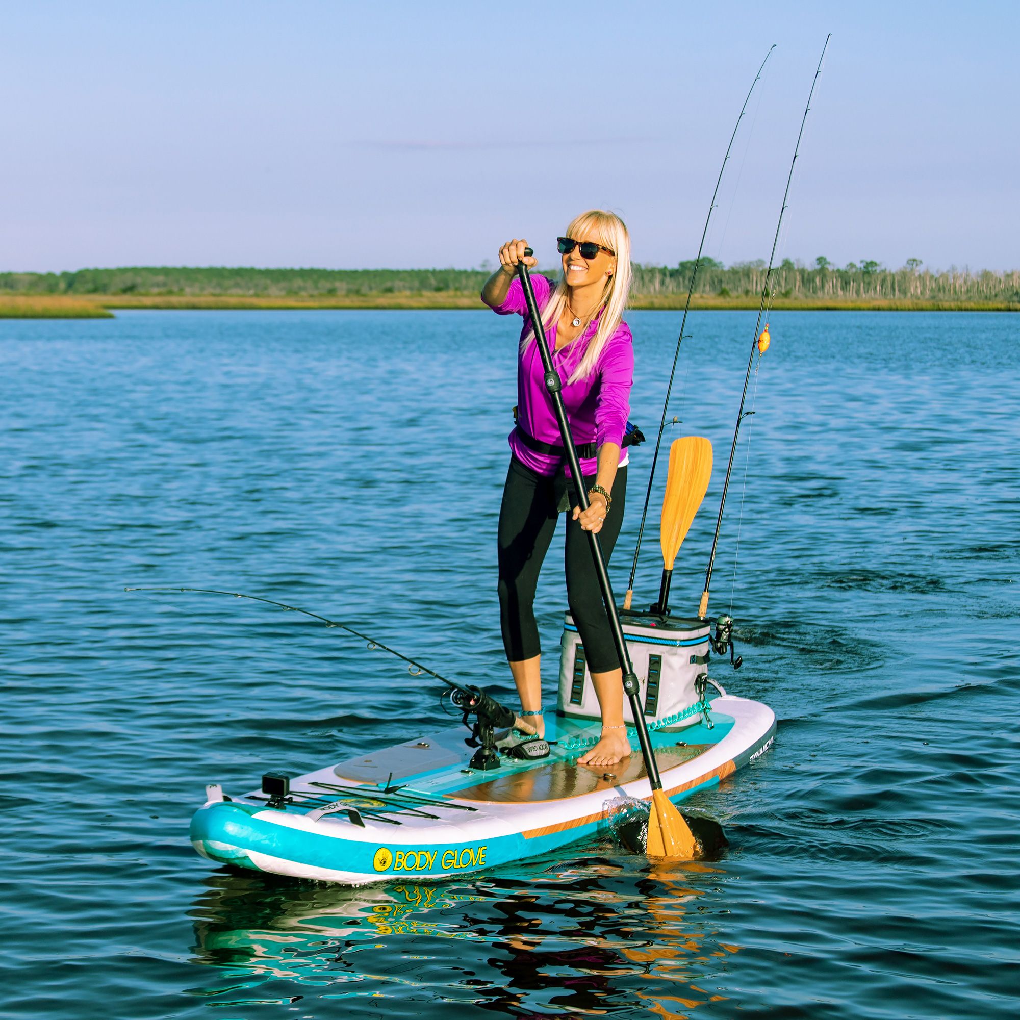 Body Glove Dynamic Inflatable Paddle Board and Kayak Set product image