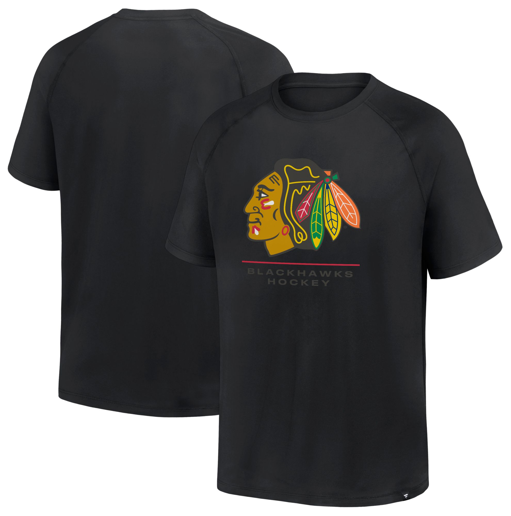 NHL Men's Chicago Blackhawks Black Clutch T-Shirt product image