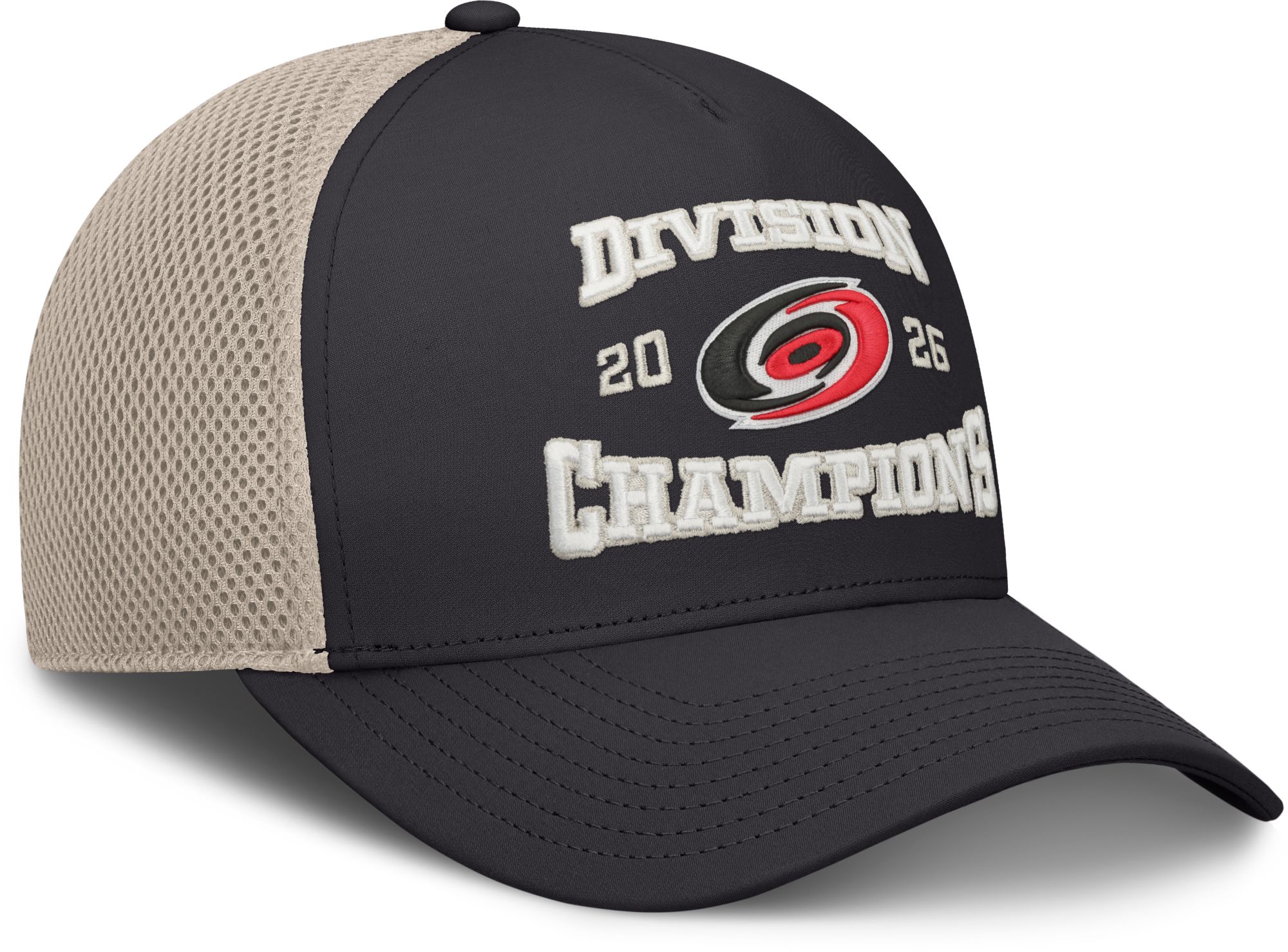 NHL Adult Carolina Hurricanes 2026 Metropolitan Division Champions Black Locker Room Structured Adjustable Hat product image