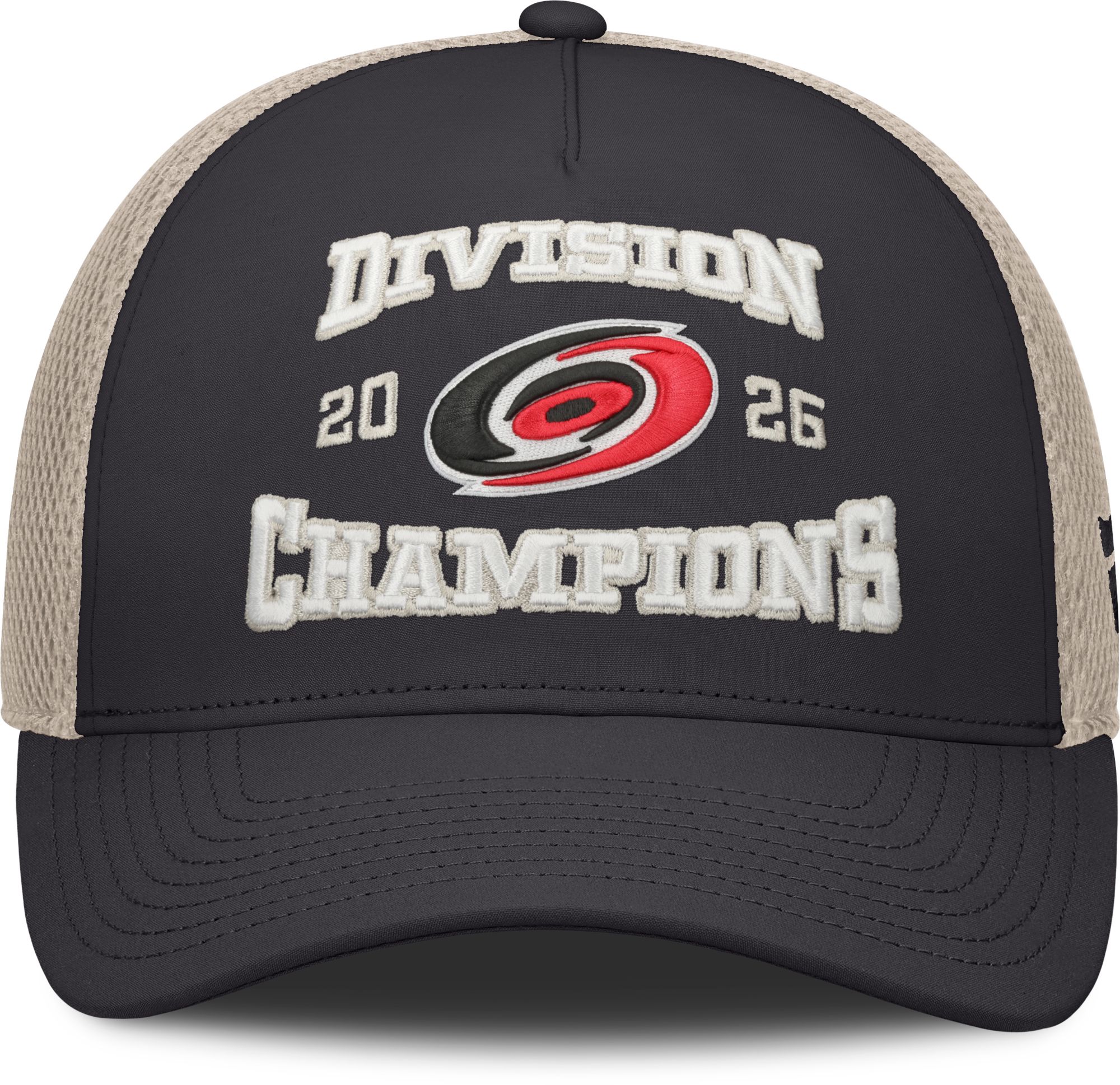 NHL Adult Carolina Hurricanes 2026 Metropolitan Division Champions Black Locker Room Structured Adjustable Hat product image
