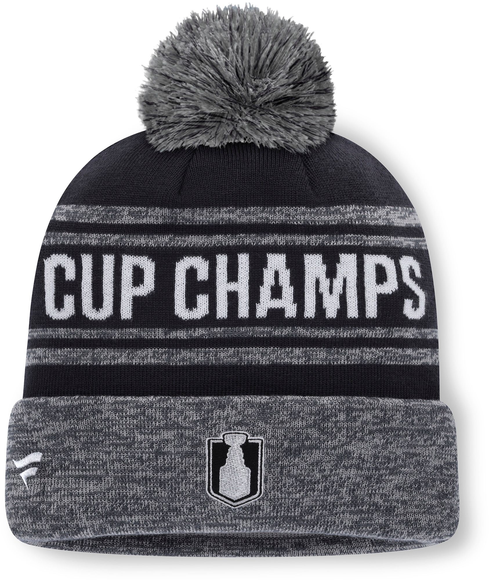 NHL Adult Carolina Hurricanes 2026 Stanley Cup Champions Cuffed Pom Knit Beanie product image