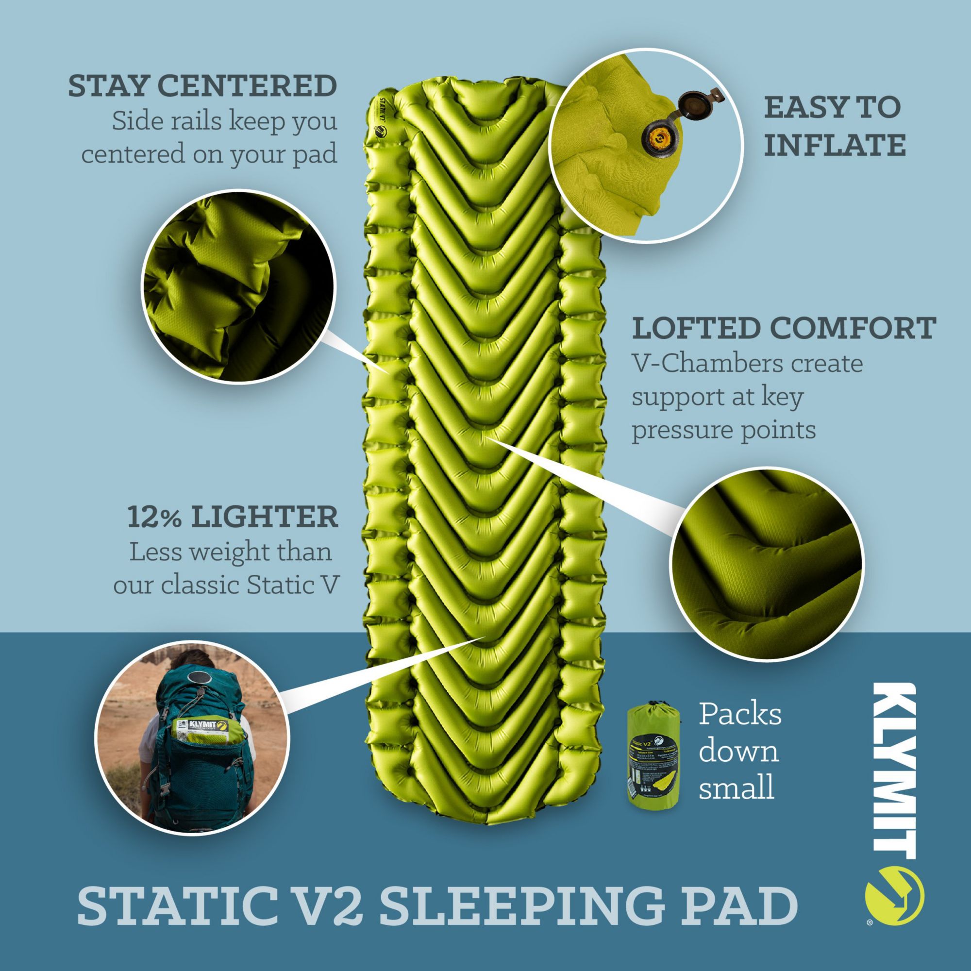 Klymit Static V2 Sleeping Pad product image
