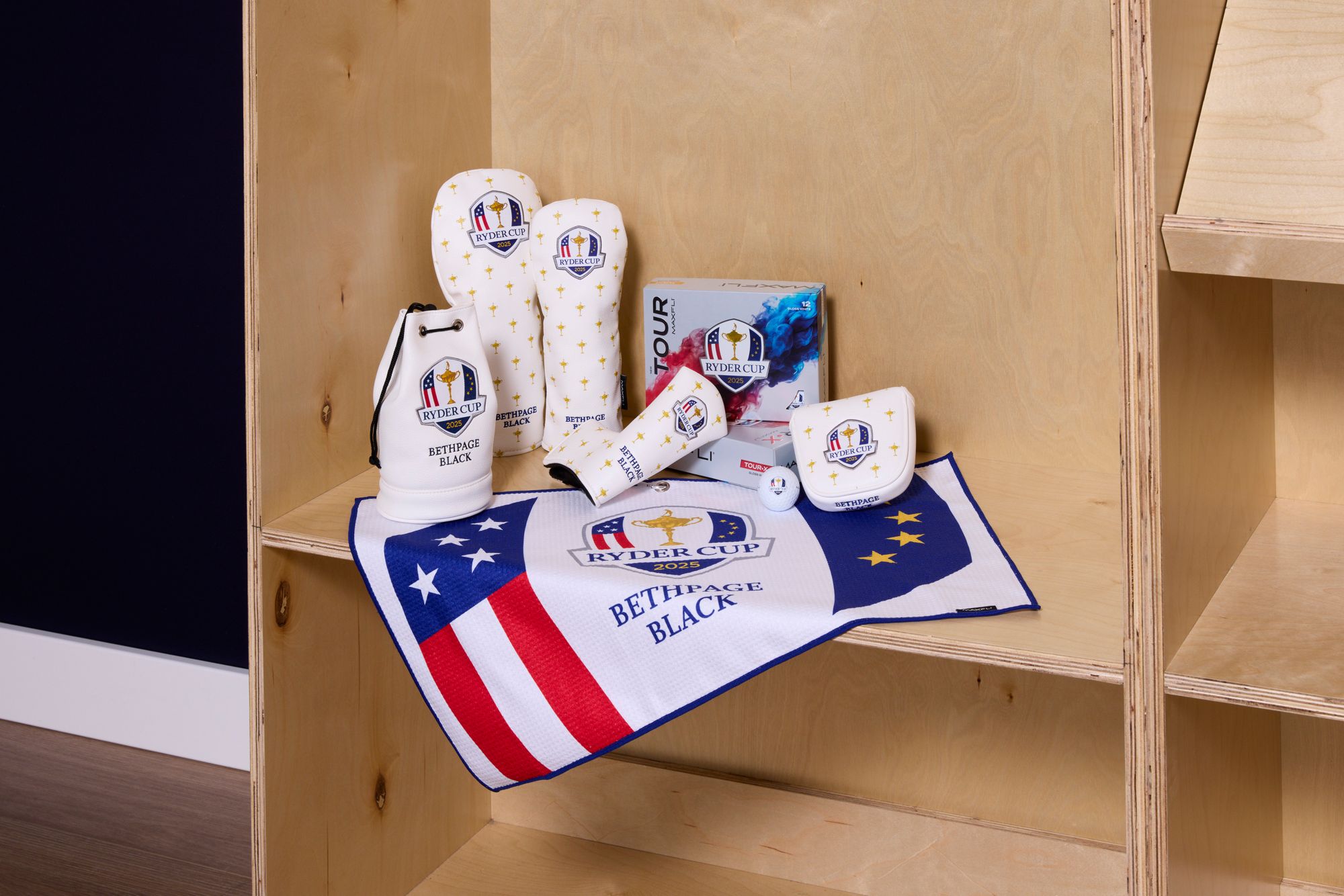 Maxfli Ryder Cup PU Leather Mallet Putter Headcover product image