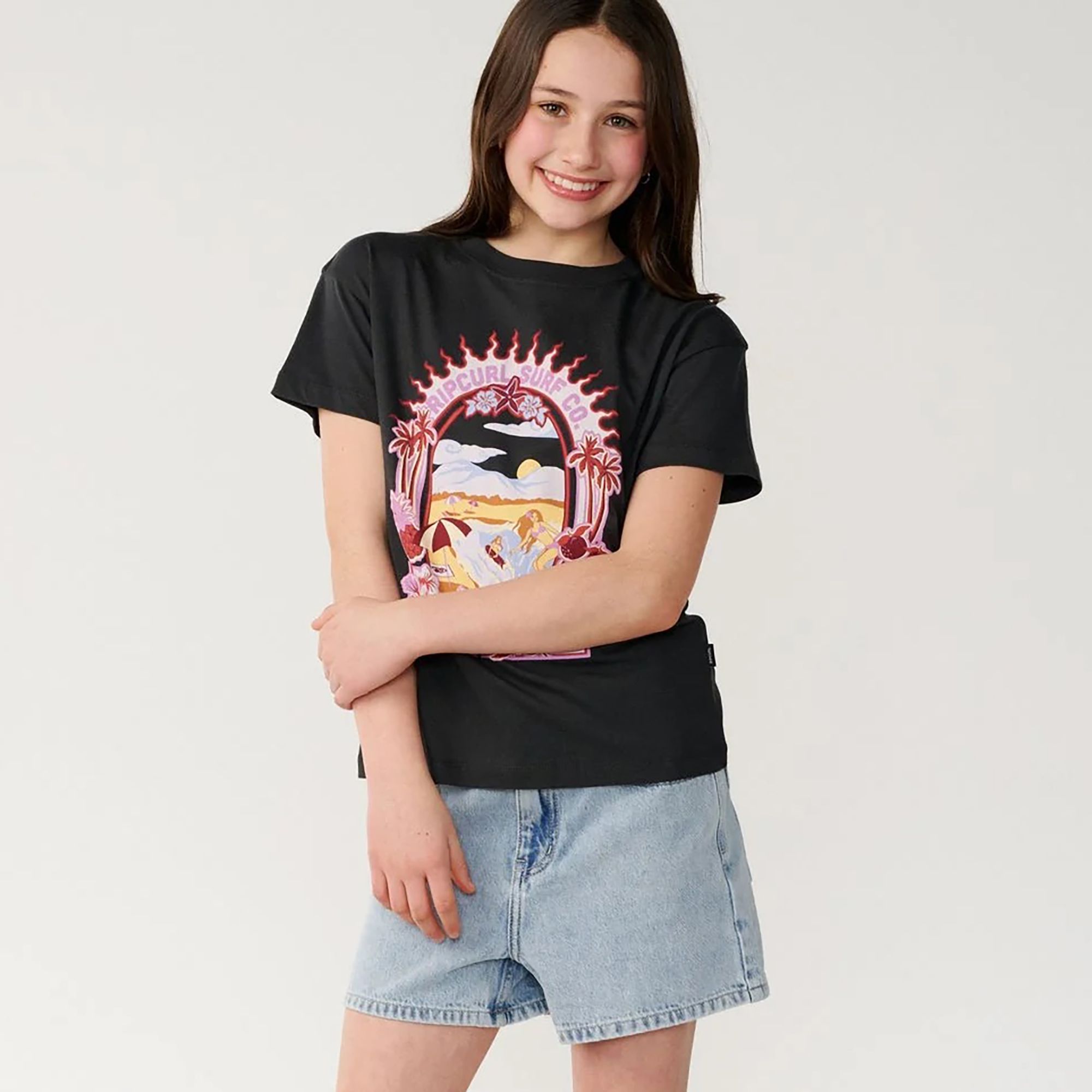 Rip Curl Girls' Costa Del Sol Band Graphic Tee product image