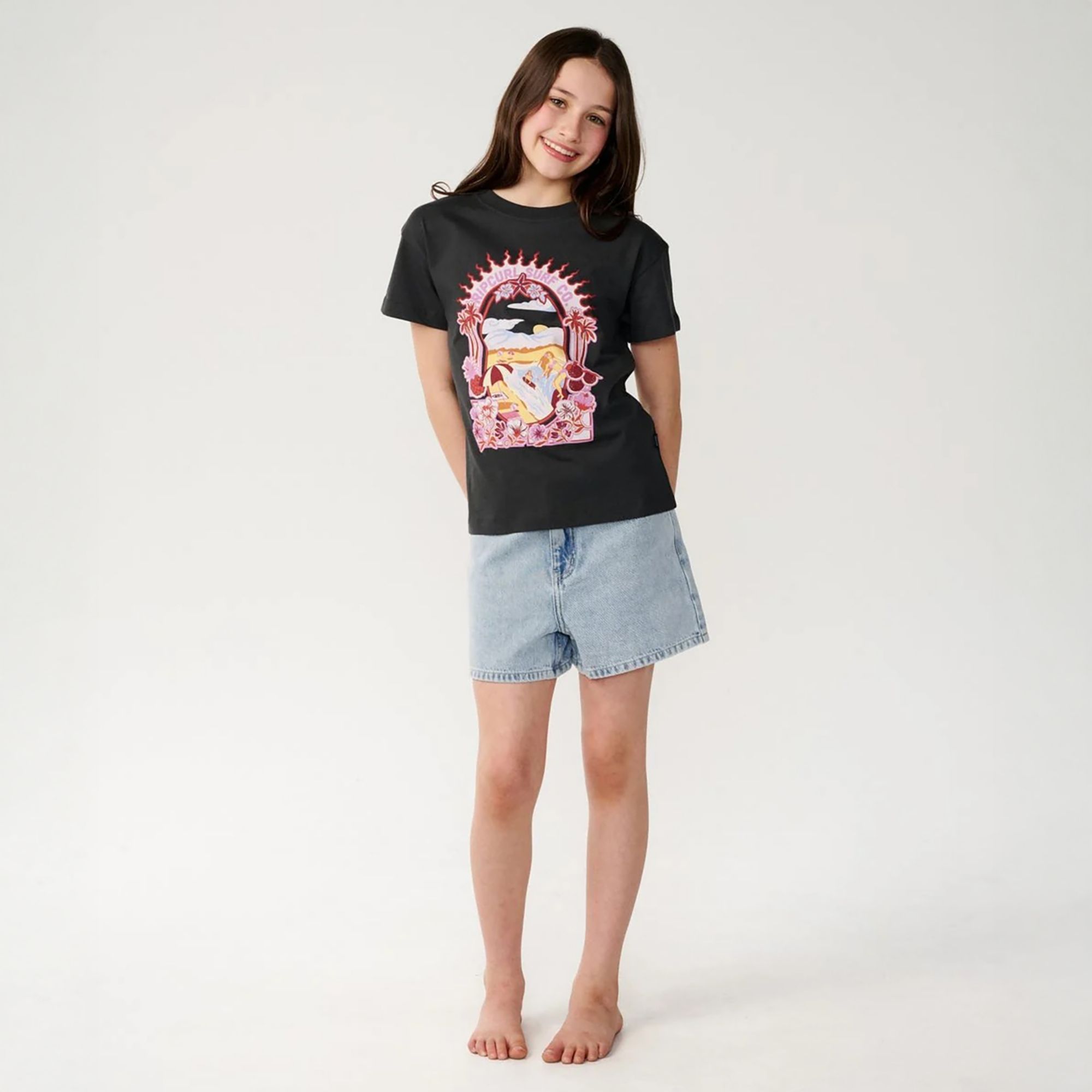 Rip Curl Girls' Costa Del Sol Band Graphic Tee product image
