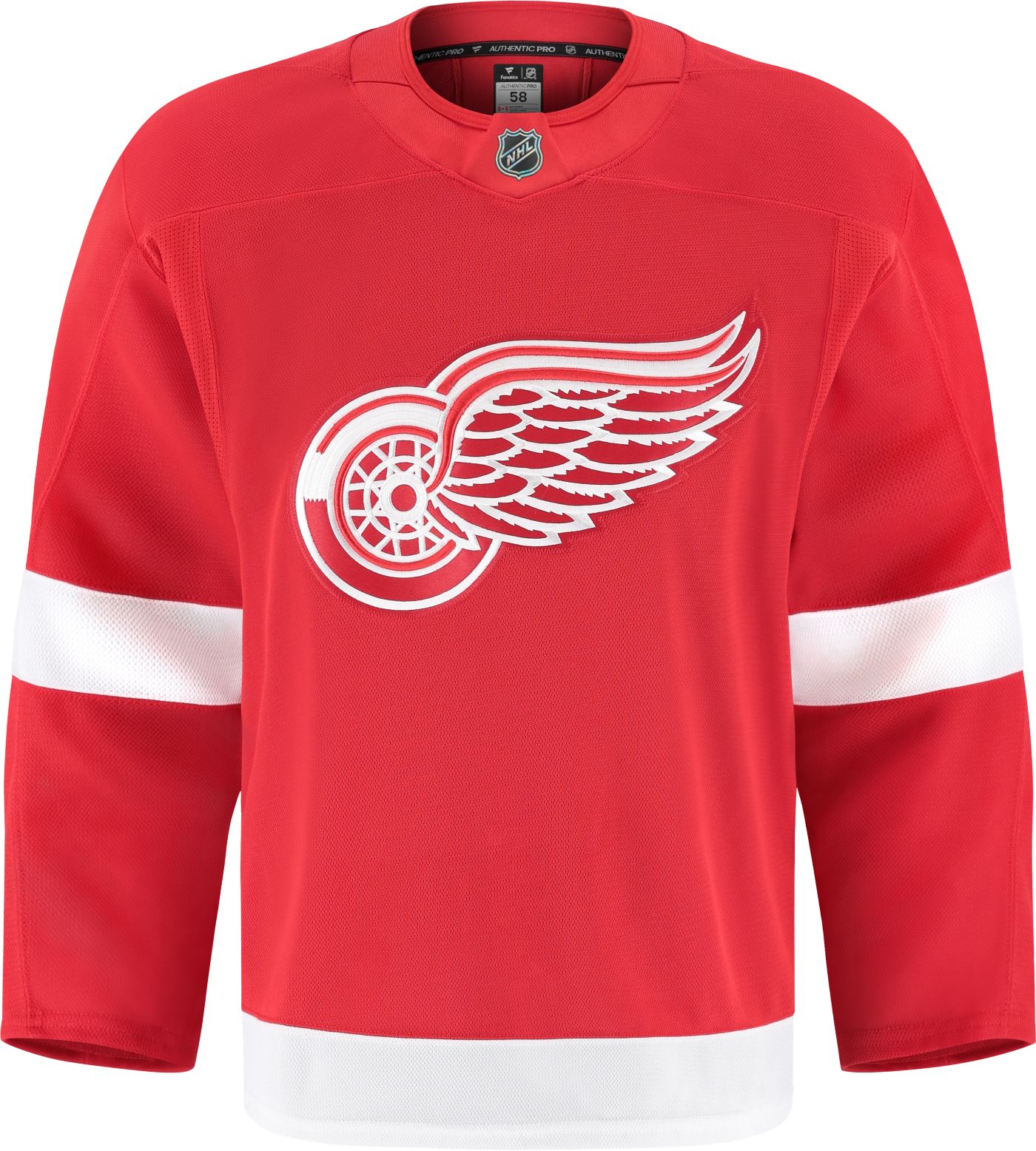 Men’s Official NHL Red selling Wings Zip Up