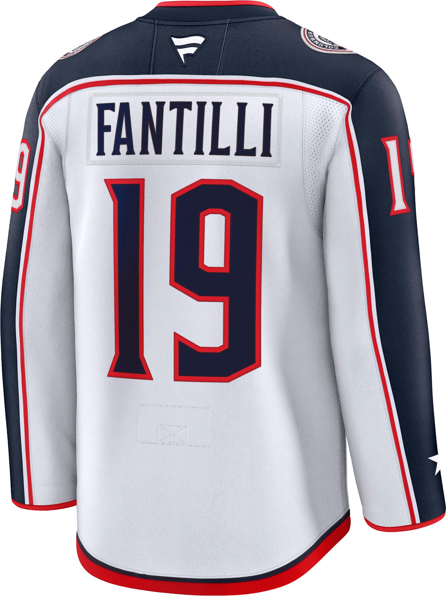 NHL Men's Columbus Blue Jackets Adam Fantilli #19 White Away Premium Authentic Jersey product image