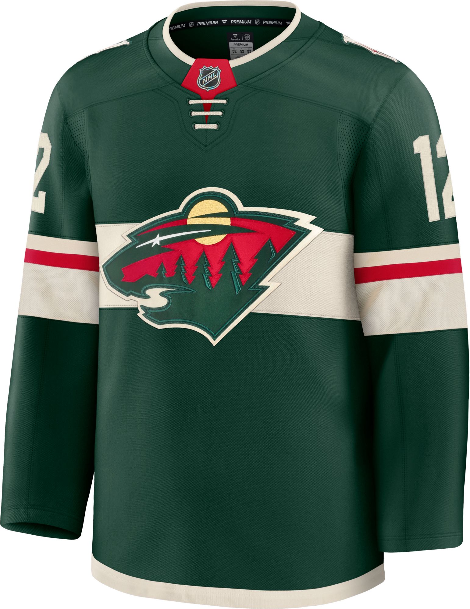 NHL Men's Minnesota Wild Matt Boldy #12 Green Premium Authentic Home Jersey product image