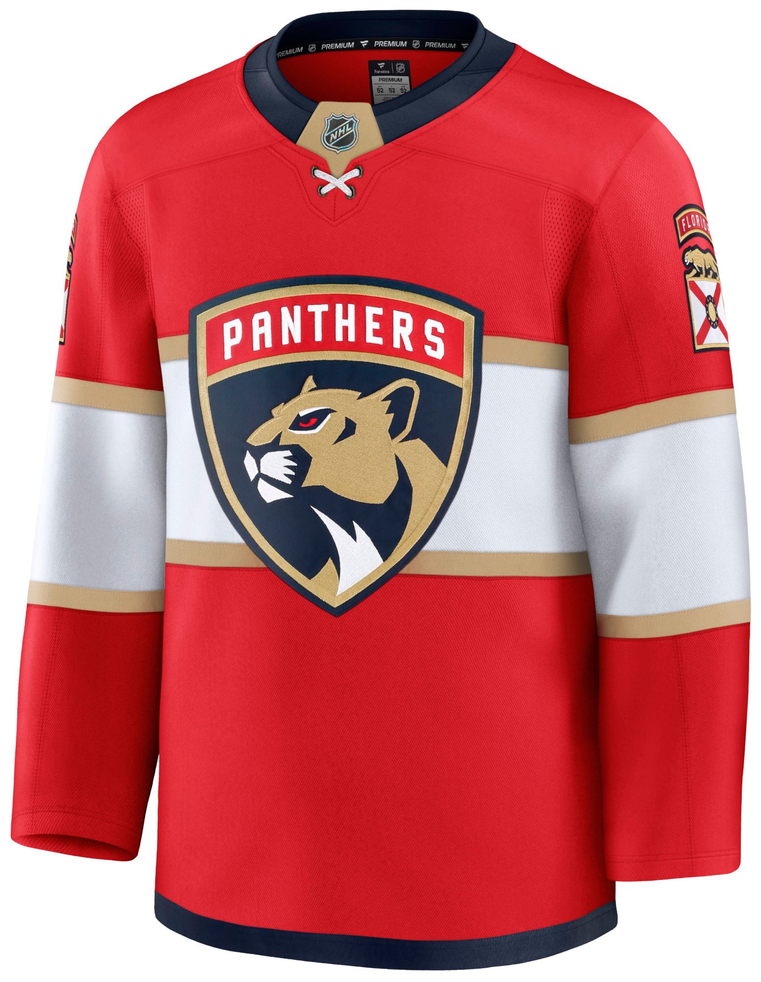 NHL Adult Florida Panthers 2024-2025 Red Authentic Blank Jersey product image