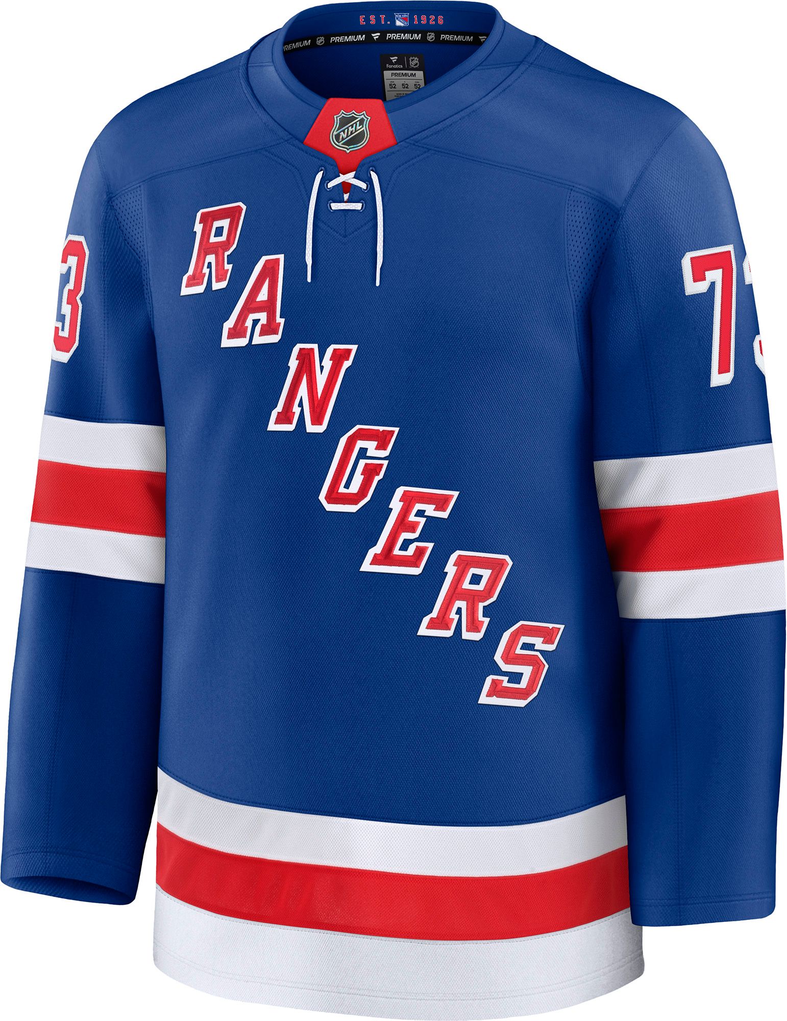 NHL Men's New York Rangers Matt Rempe #73 Blue Home Premium Authentic Jersey product image