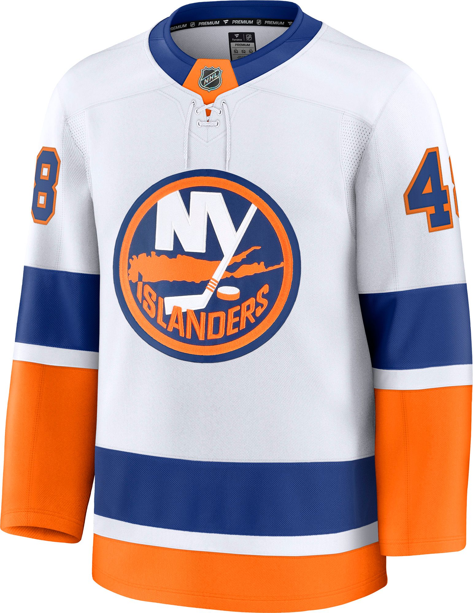 NHL Men's New York Islanders Matthew Schaefer #48 White Premium Authentic Away Jersey product image
